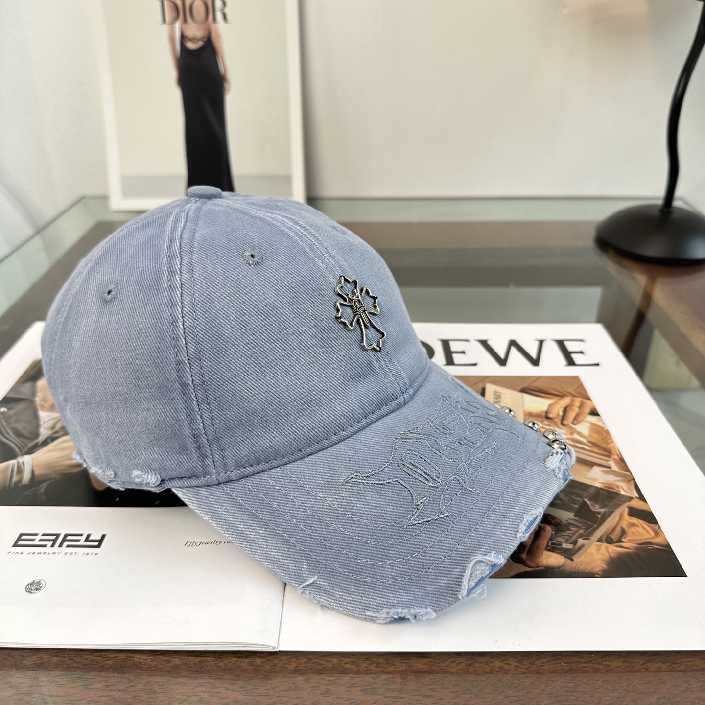 Chrome hearts 克罗心 新款十字架 高品质棒球帽，高端定制版！网红时尚博主同款！墙裂推荐！质