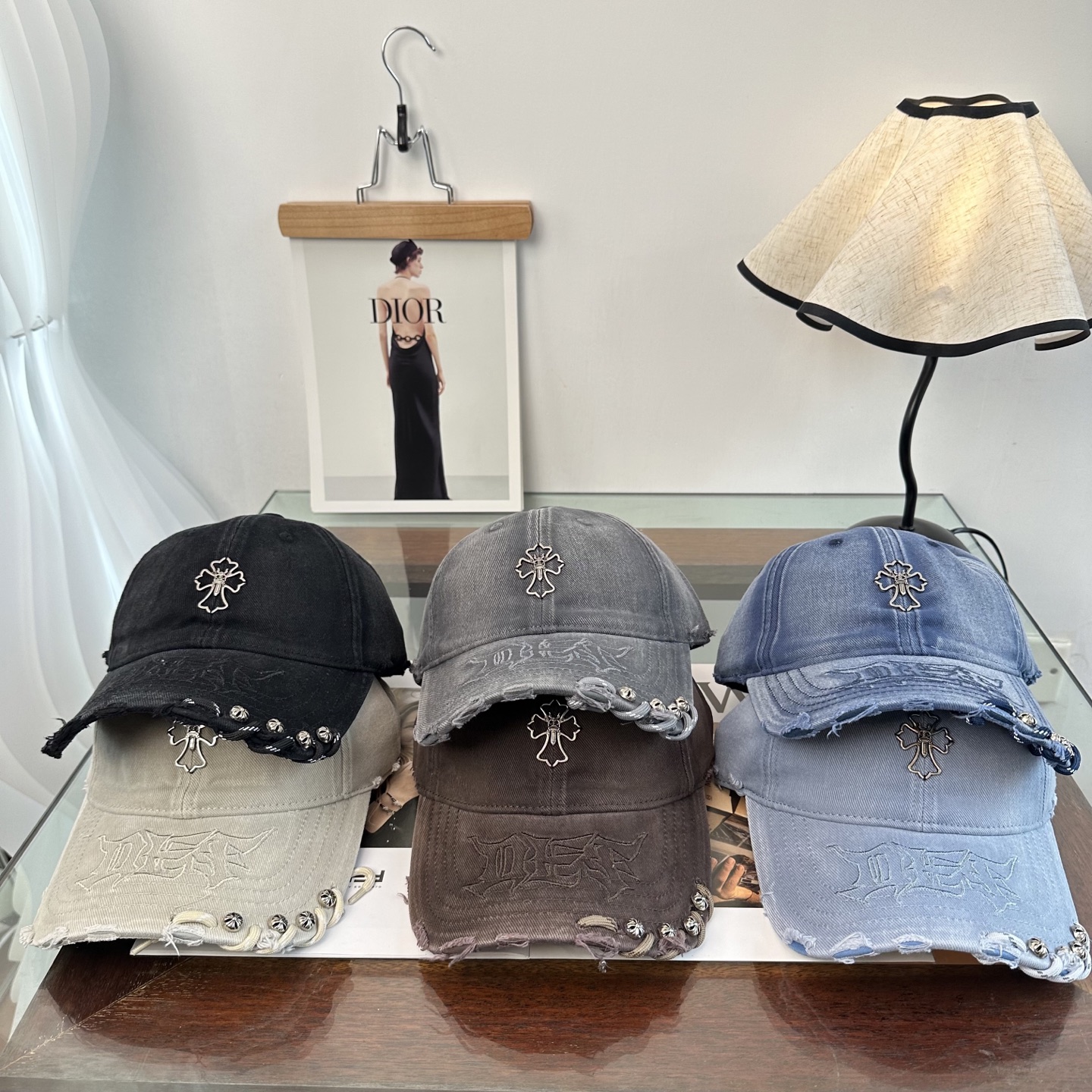 Chrome hearts 克罗心 新款十字架 高品质棒球帽，高端定制版！网红时尚博主同款！墙裂推荐！质