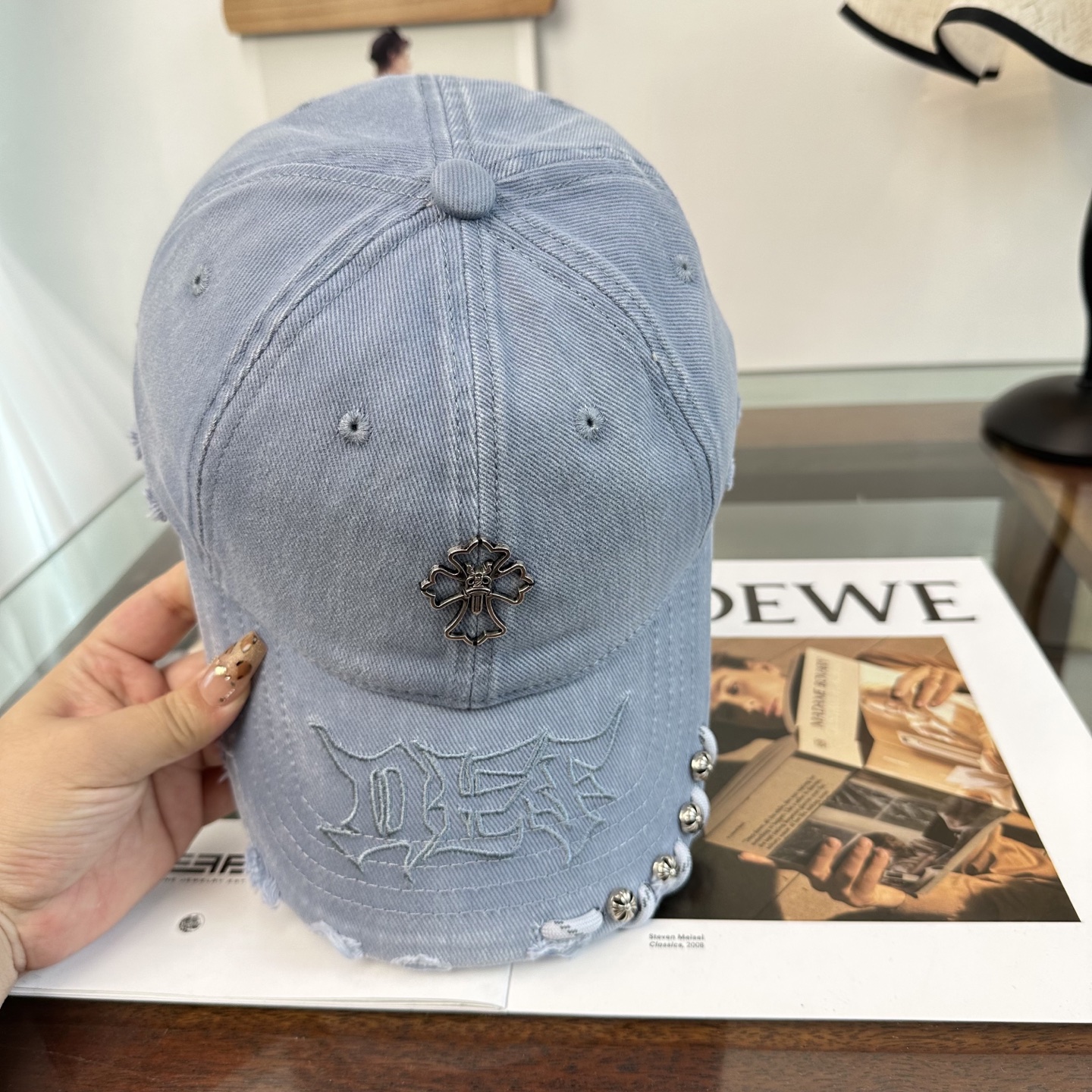 Chrome hearts 克罗心 新款十字架 高品质棒球帽，高端定制版！网红时尚博主同款！墙裂推荐！质