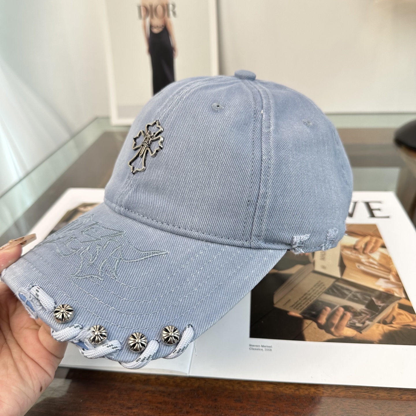 Chrome hearts 克罗心 新款十字架 高品质棒球帽，高端定制版！网红时尚博主同款！墙裂推荐！质