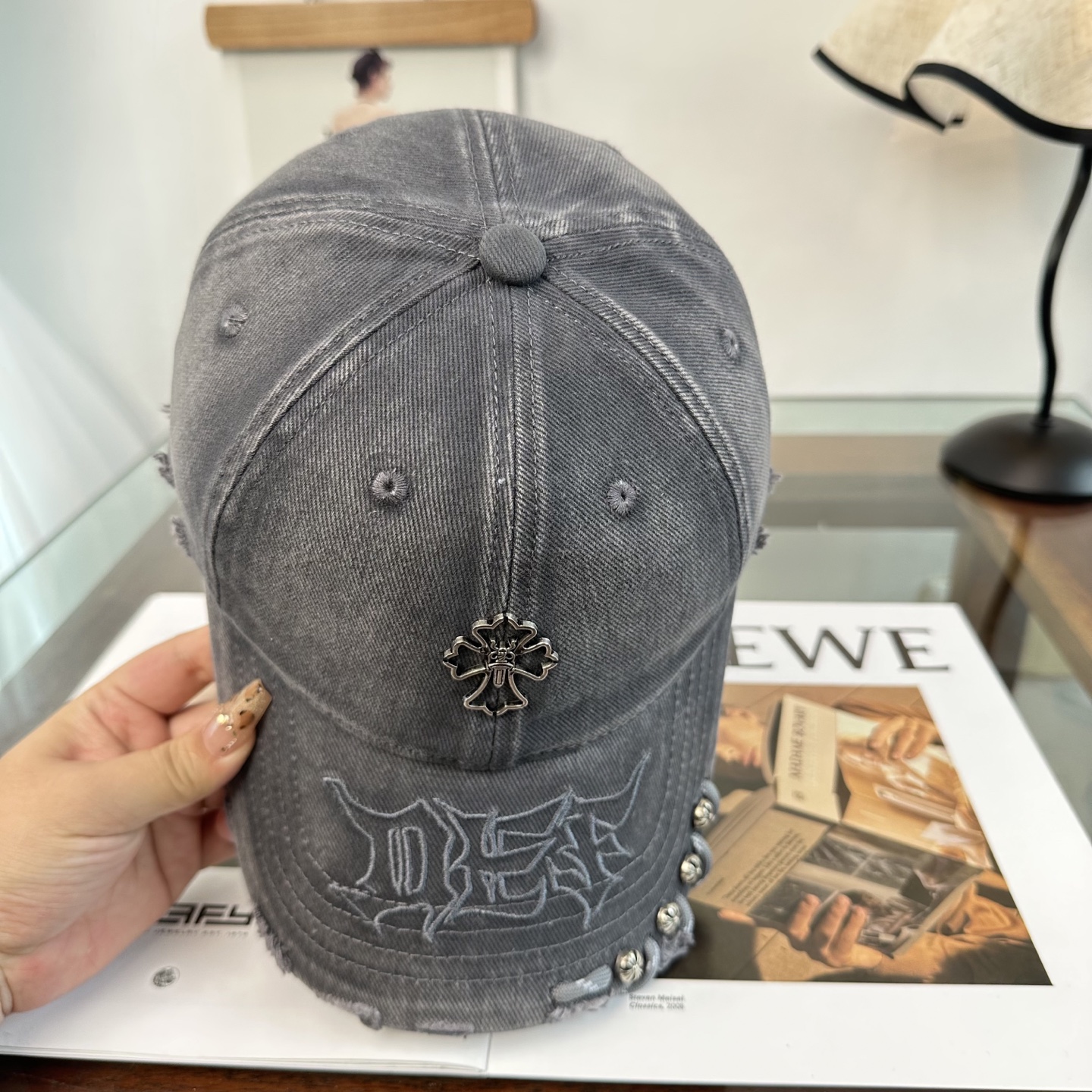 Chrome hearts 克罗心 新款十字架 高品质棒球帽，高端定制版！网红时尚博主同款！墙裂推荐！质