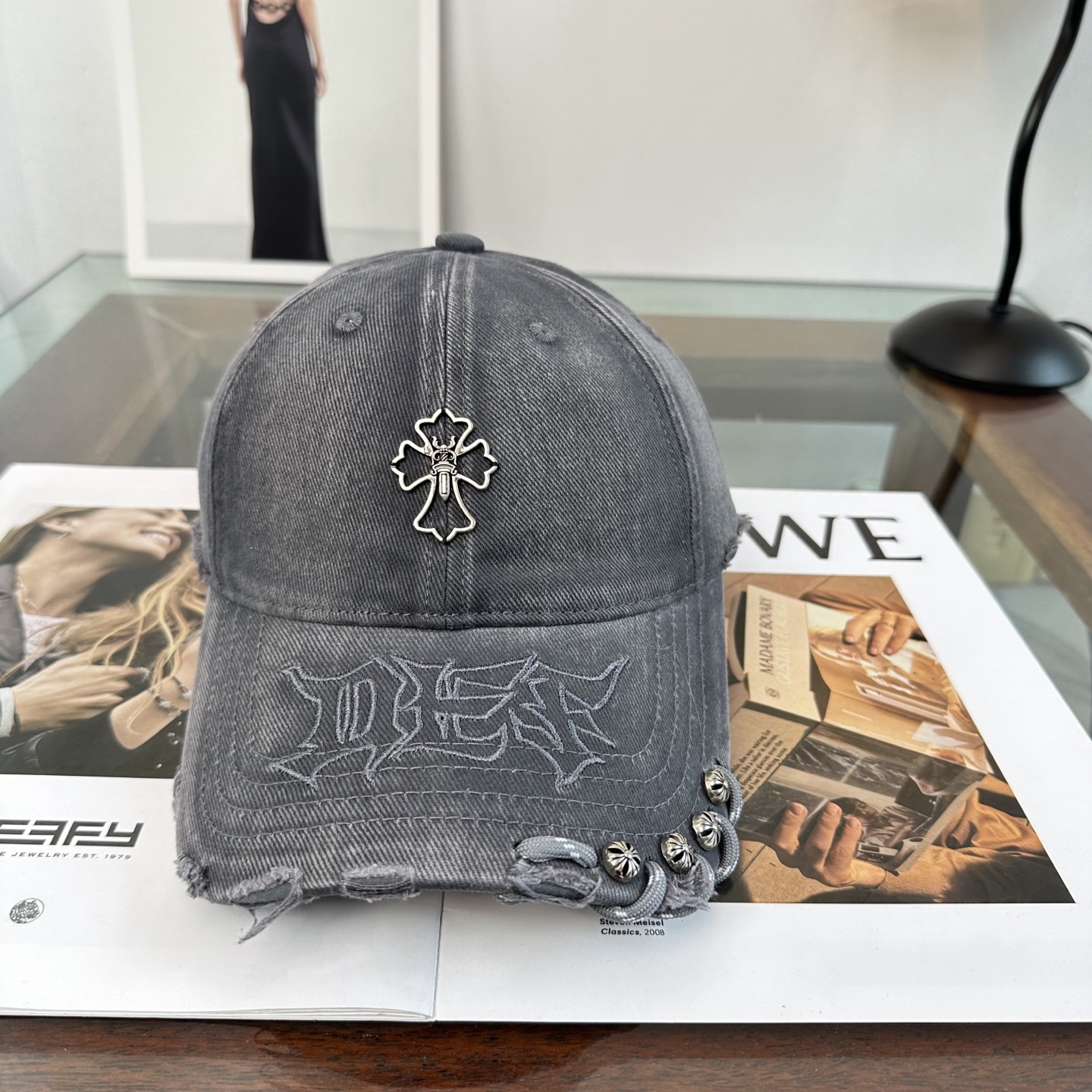 Chrome hearts 克罗心 新款十字架 高品质棒球帽，高端定制版！网红时尚博主同款！墙裂推荐！质