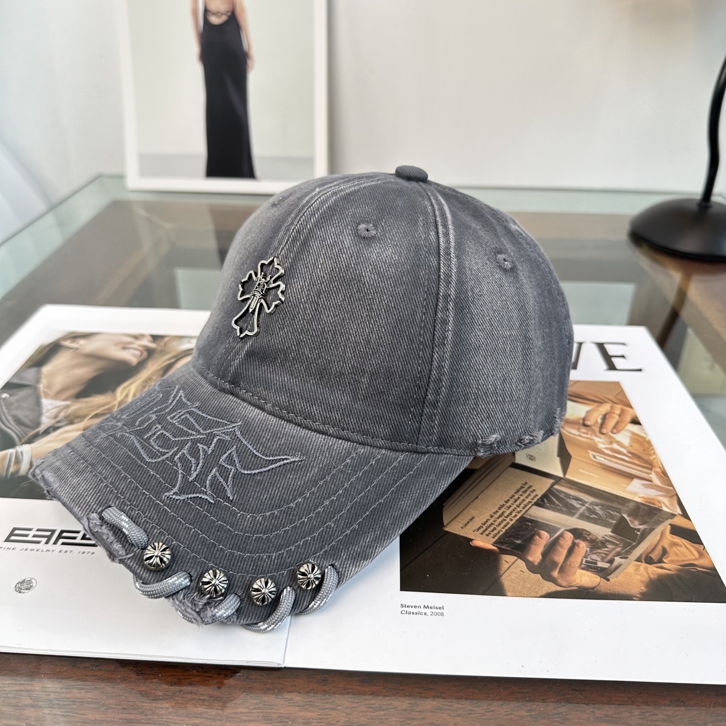 Chrome hearts 克罗心 新款十字架 高品质棒球帽，高端定制版！网红时尚博主同款！墙裂推荐！质