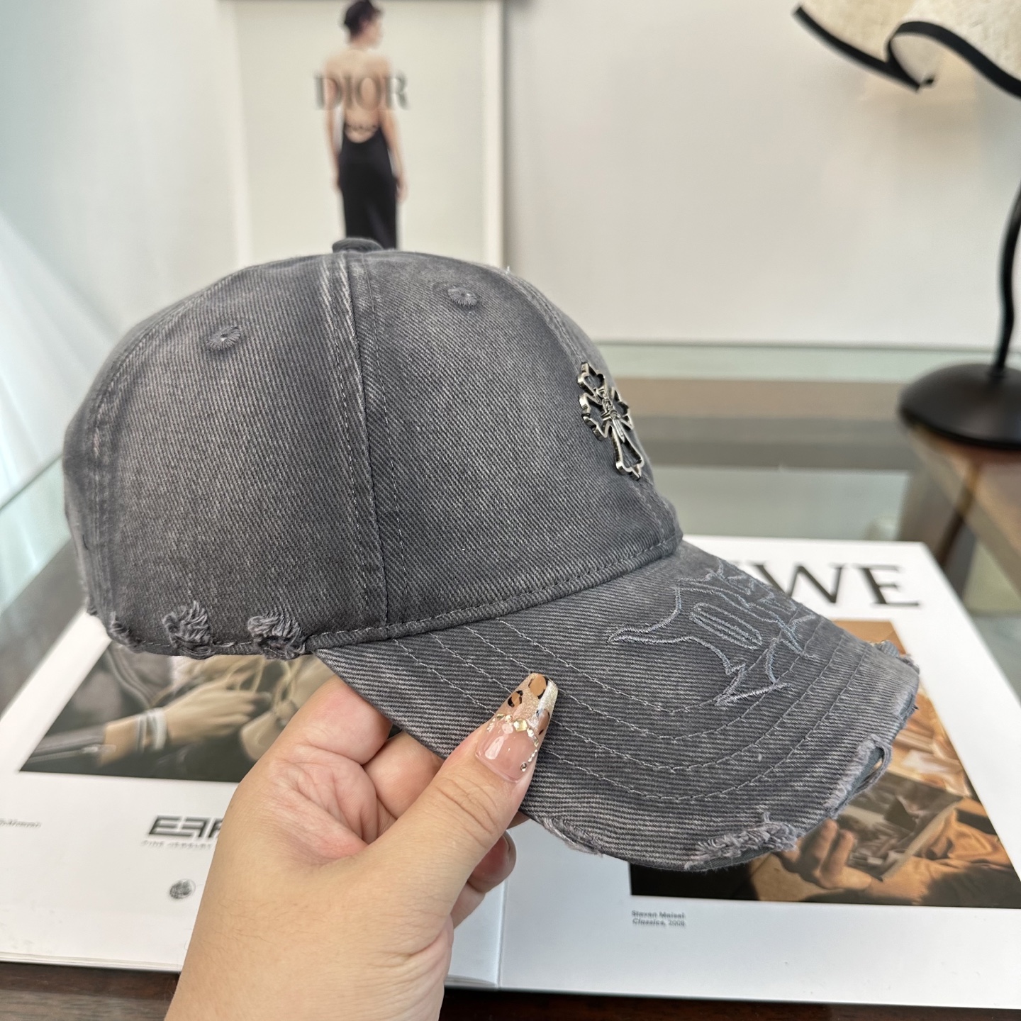 Chrome hearts 克罗心 新款十字架 高品质棒球帽，高端定制版！网红时尚博主同款！墙裂推荐！质