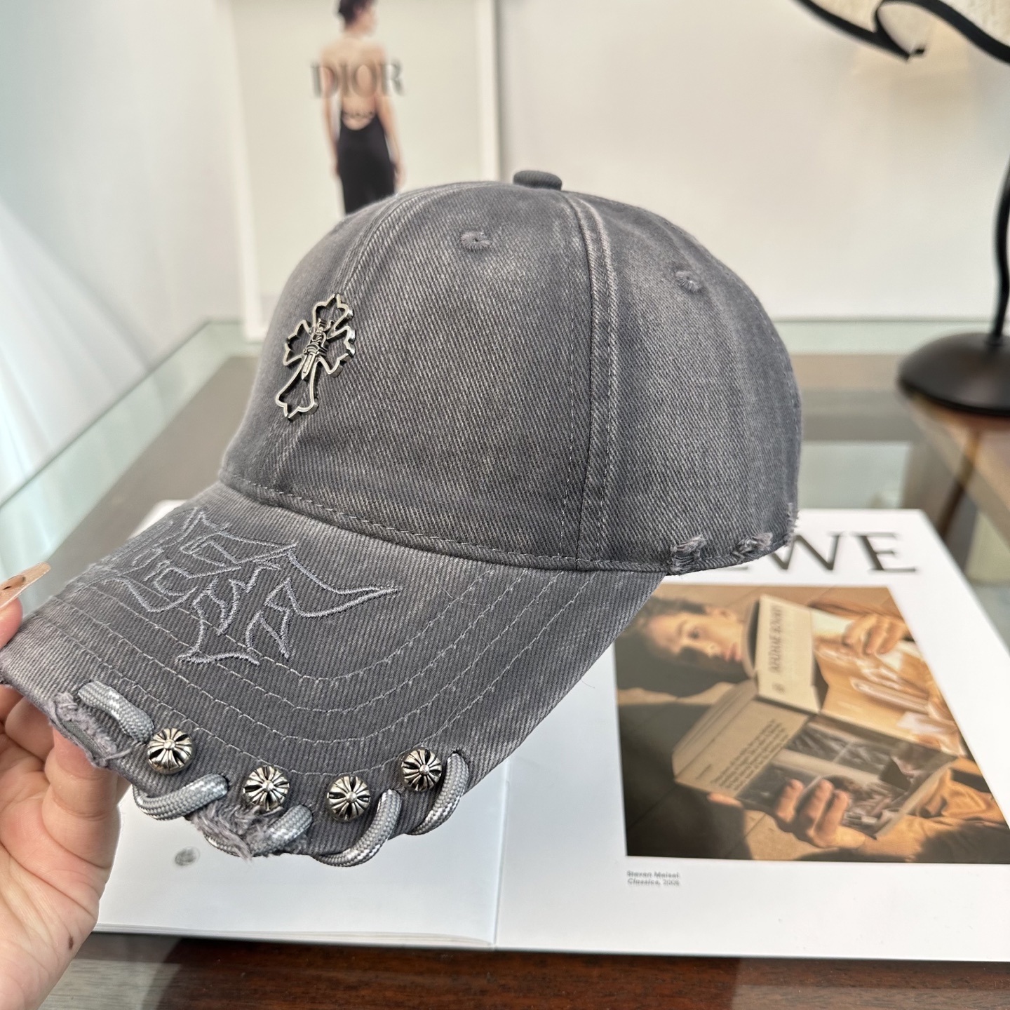 Chrome hearts 克罗心 新款十字架 高品质棒球帽，高端定制版！网红时尚博主同款！墙裂推荐！质