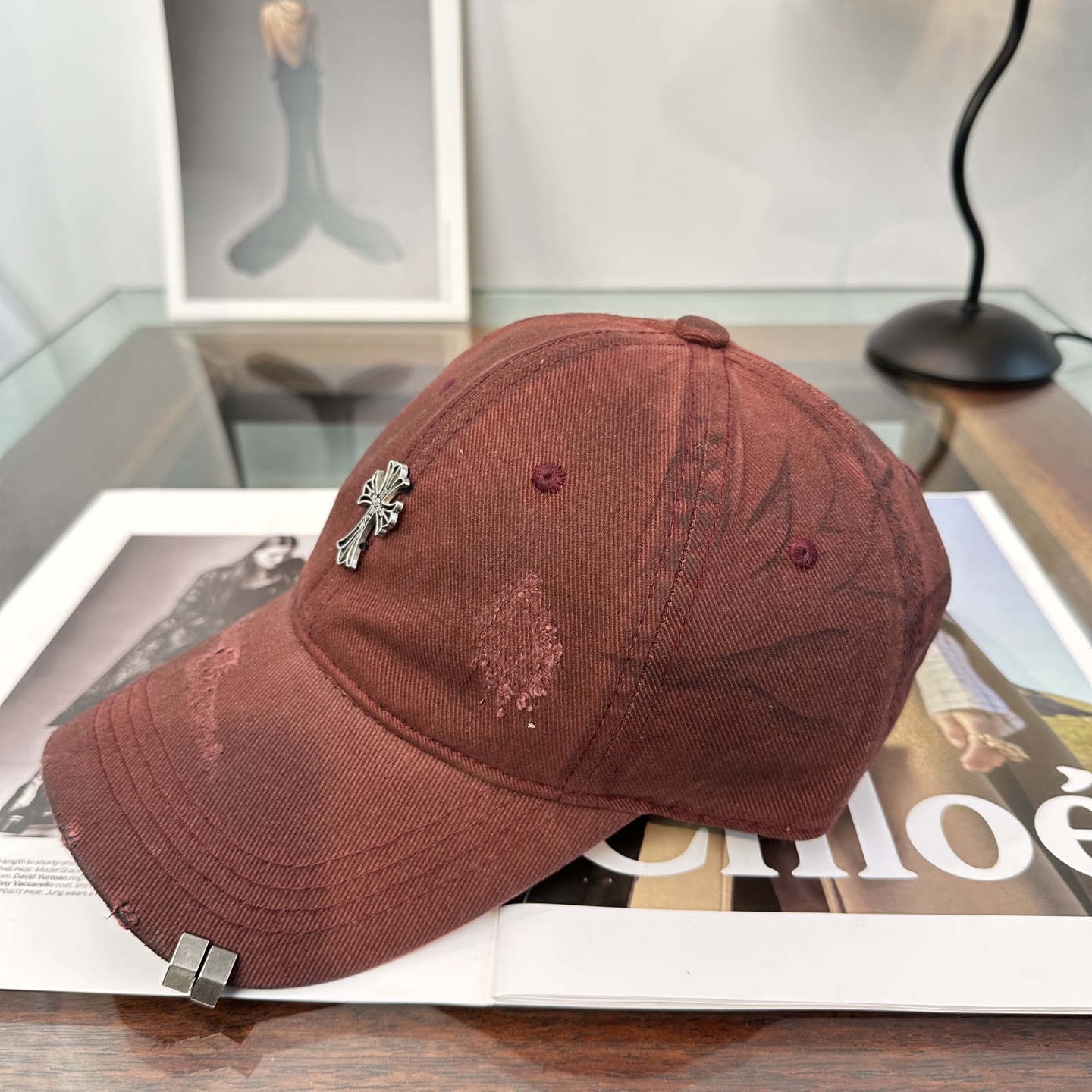 Chrome hearts 克罗心 新款十字架 高品质棒球帽，高端定制版！网红时尚博主同款！墙裂推荐！质量巨好！谁戴谁好