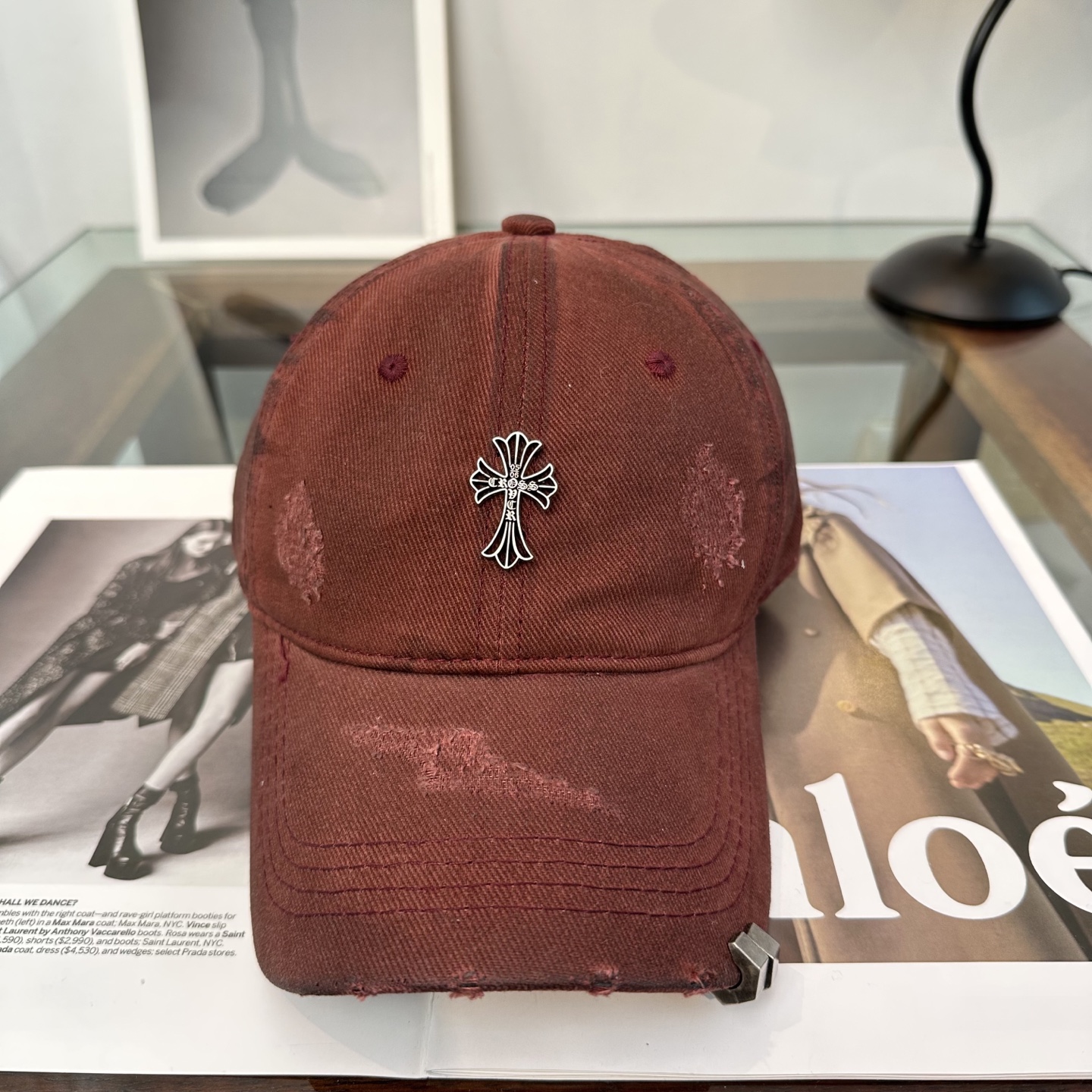 Chrome hearts 克罗心 新款十字架 高品质棒球帽，高端定制版！网红时尚博主同款！墙裂推荐！质量巨好！谁戴谁好