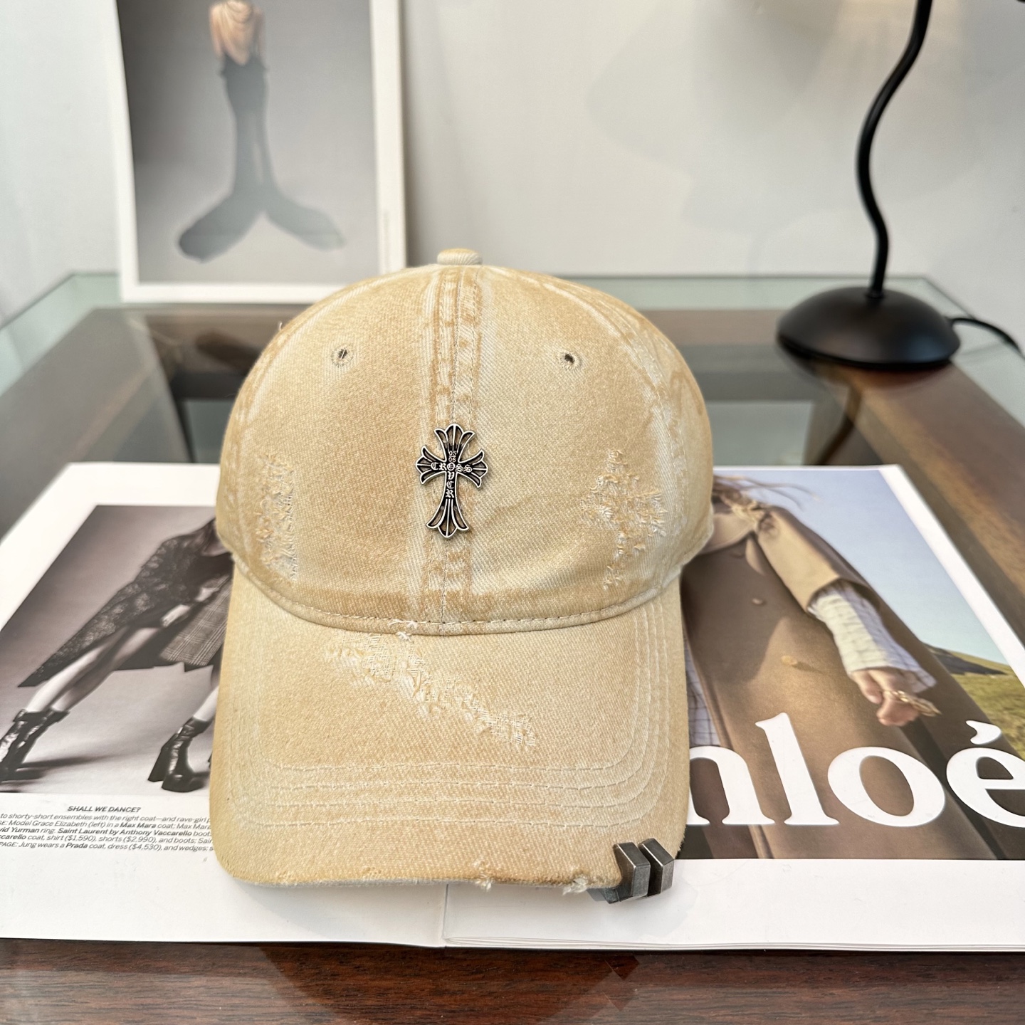 Chrome hearts 克罗心 新款十字架 高品质棒球帽，高端定制版！网红时尚博主同款！墙裂推荐！质量巨好！谁戴谁好