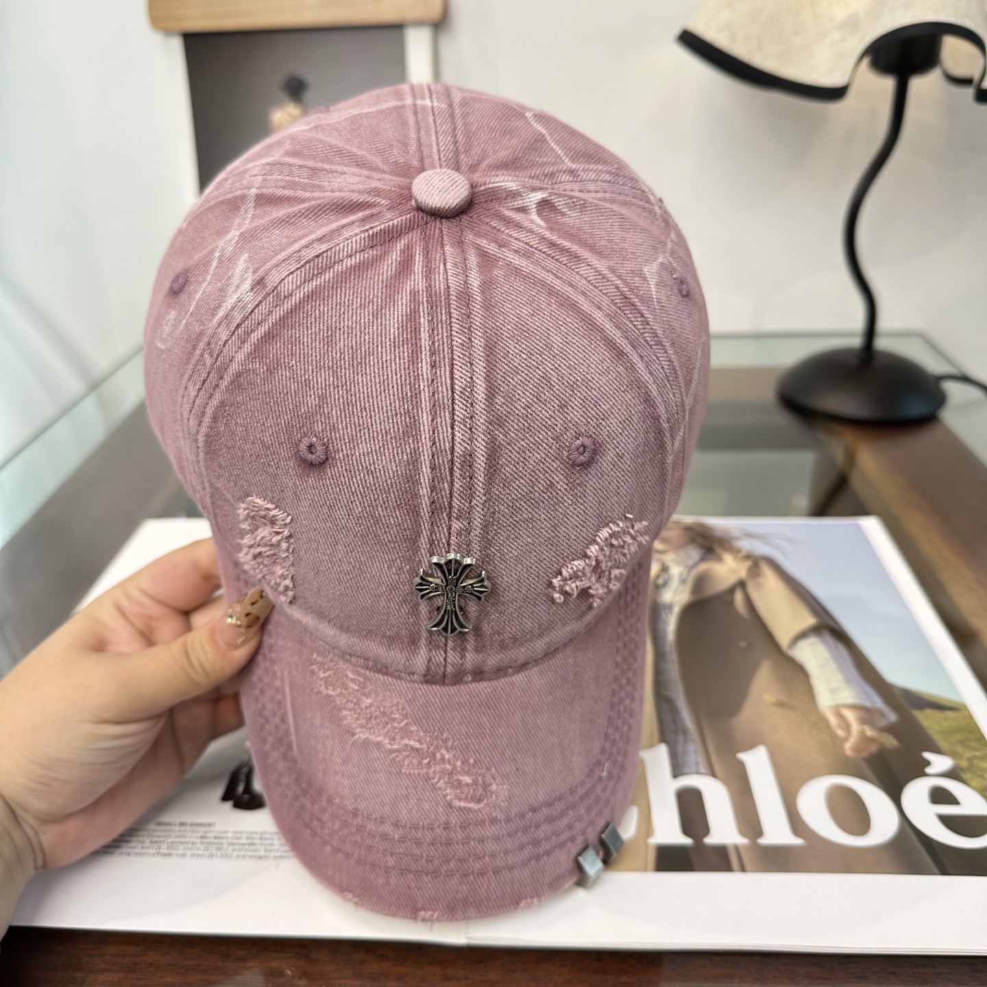 Chrome hearts 克罗心 新款十字架 高品质棒球帽，高端定制版！网红时尚博主同款！墙裂推荐！质量巨好！谁戴谁好