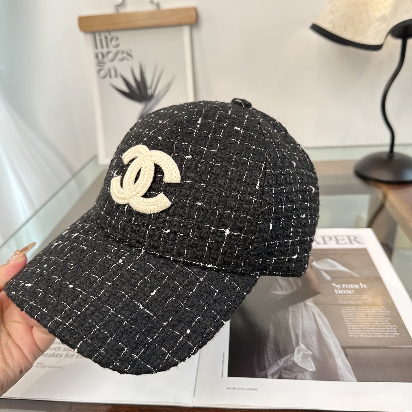 CHANEL香奈儿 新款双Clogo棒球帽，新款出货，大牌款超好搭配，赶紧入手！
