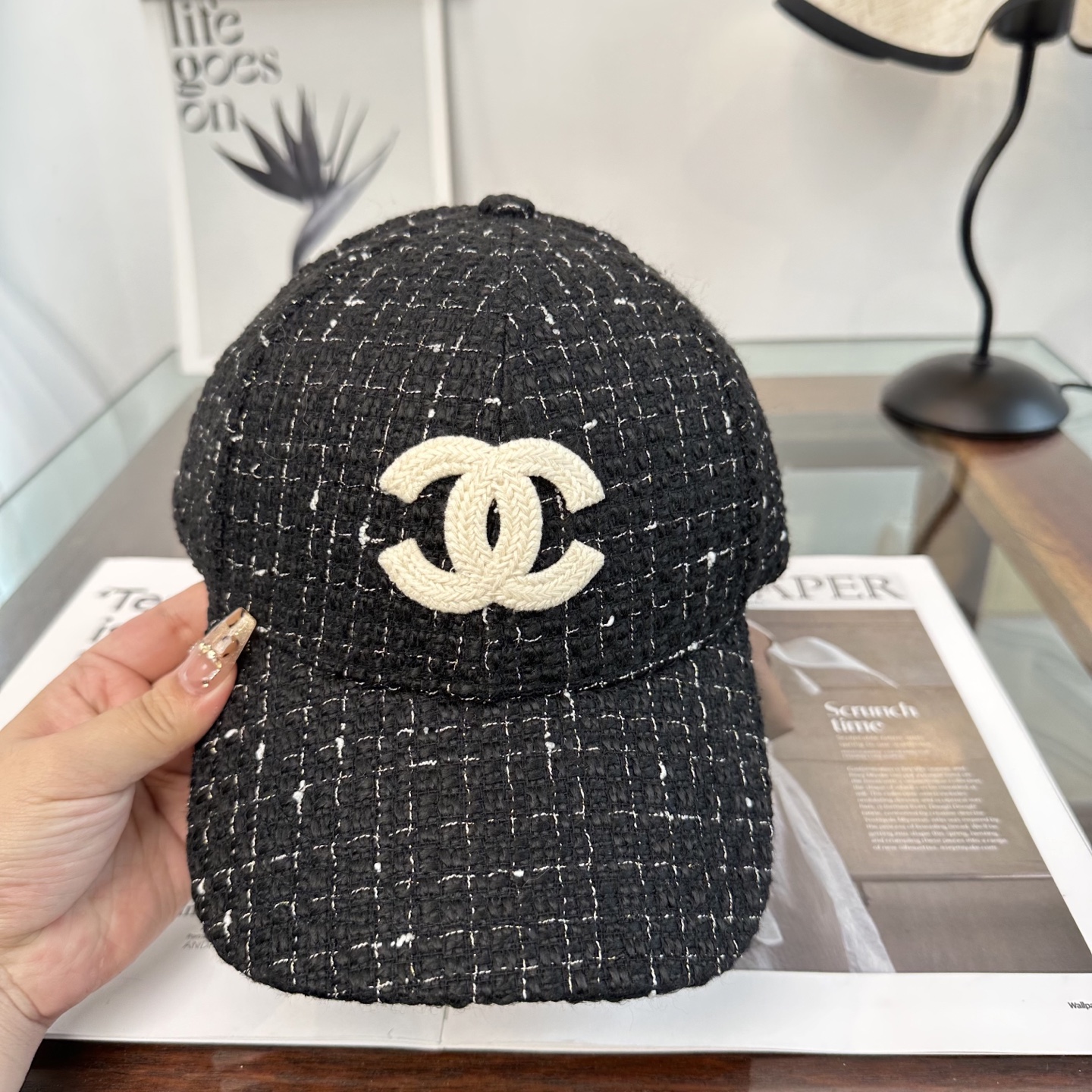 CHANEL香奈儿 新款双Clogo棒球帽，新款出货，大牌款超好搭配，赶紧入手！