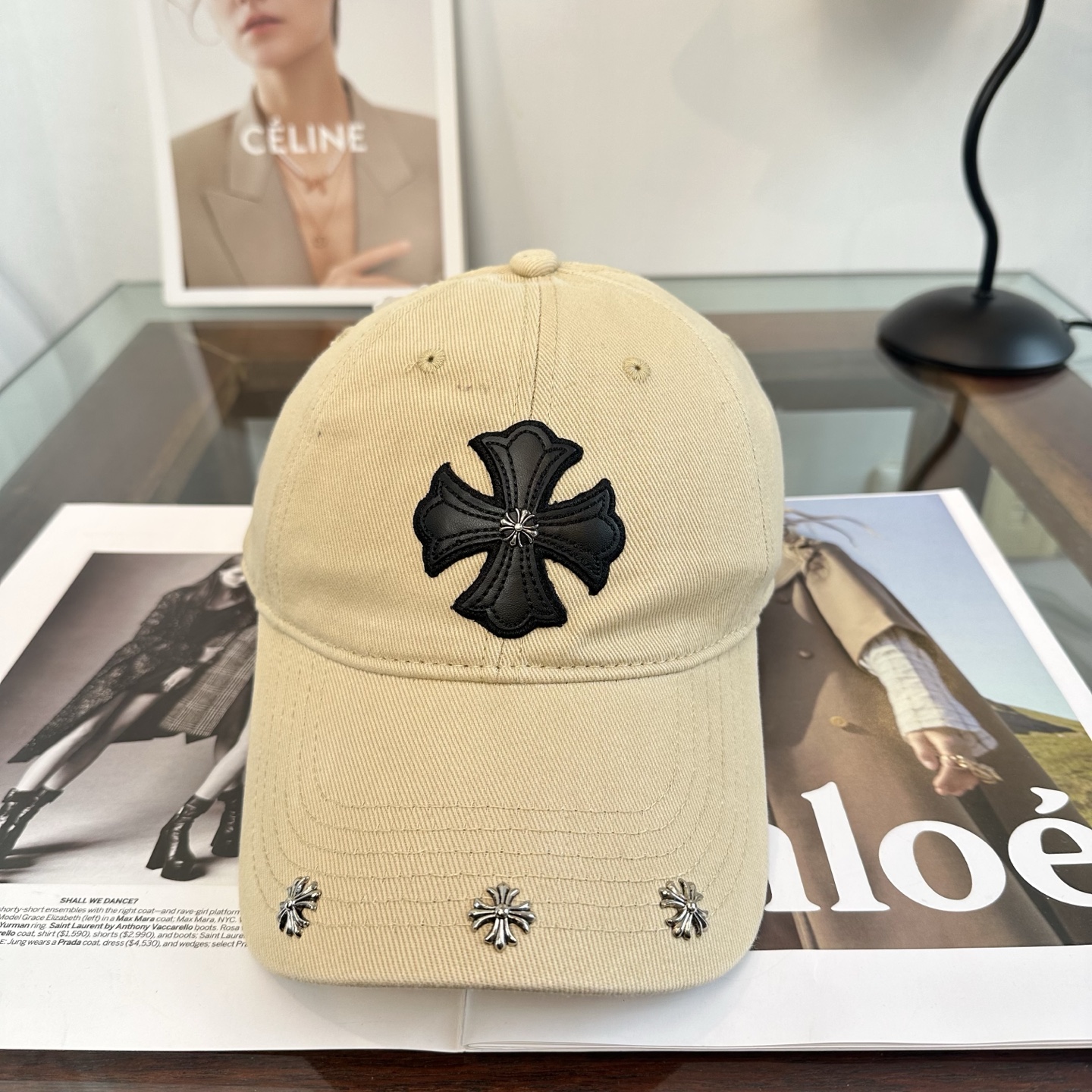 Chrome hearts 克罗心 新款十字架 高品质棒球帽，高端定制版！网红时尚博主同款！墙裂推荐！质