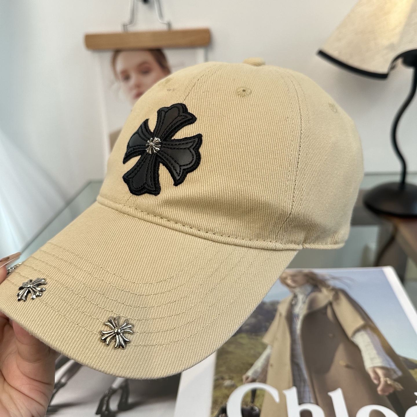 Chrome hearts 克罗心 新款十字架 高品质棒球帽，高端定制版！网红时尚博主同款！墙裂推荐！质