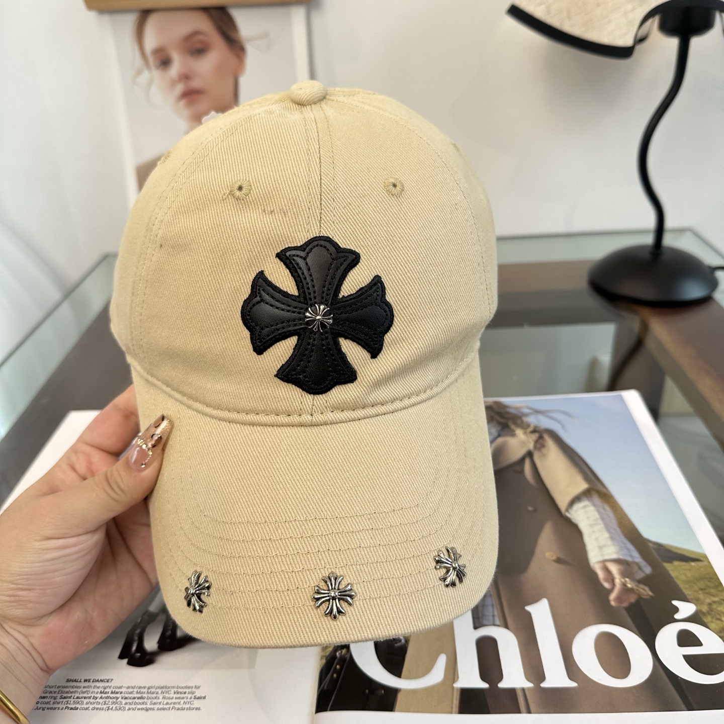 Chrome hearts 克罗心 新款十字架 高品质棒球帽，高端定制版！网红时尚博主同款！墙裂推荐！质