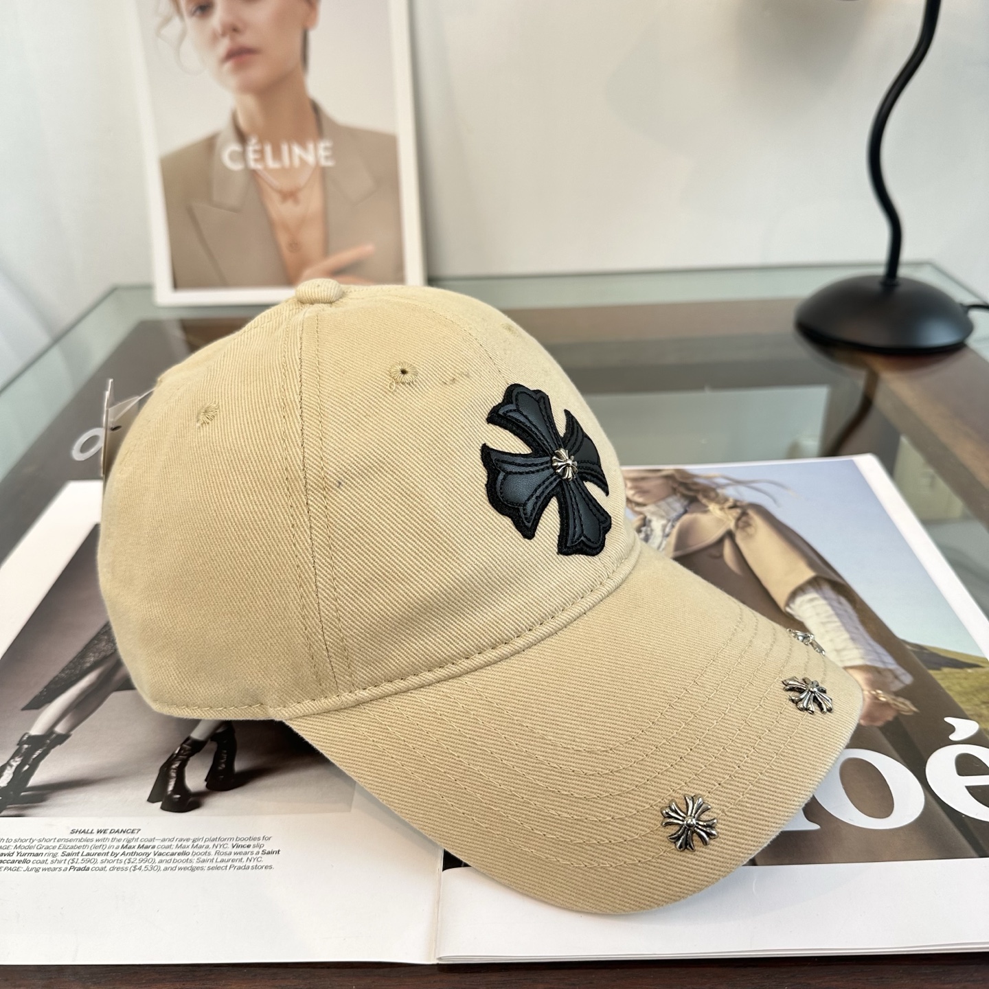 Chrome hearts 克罗心 新款十字架 高品质棒球帽，高端定制版！网红时尚博主同款！墙裂推荐！质