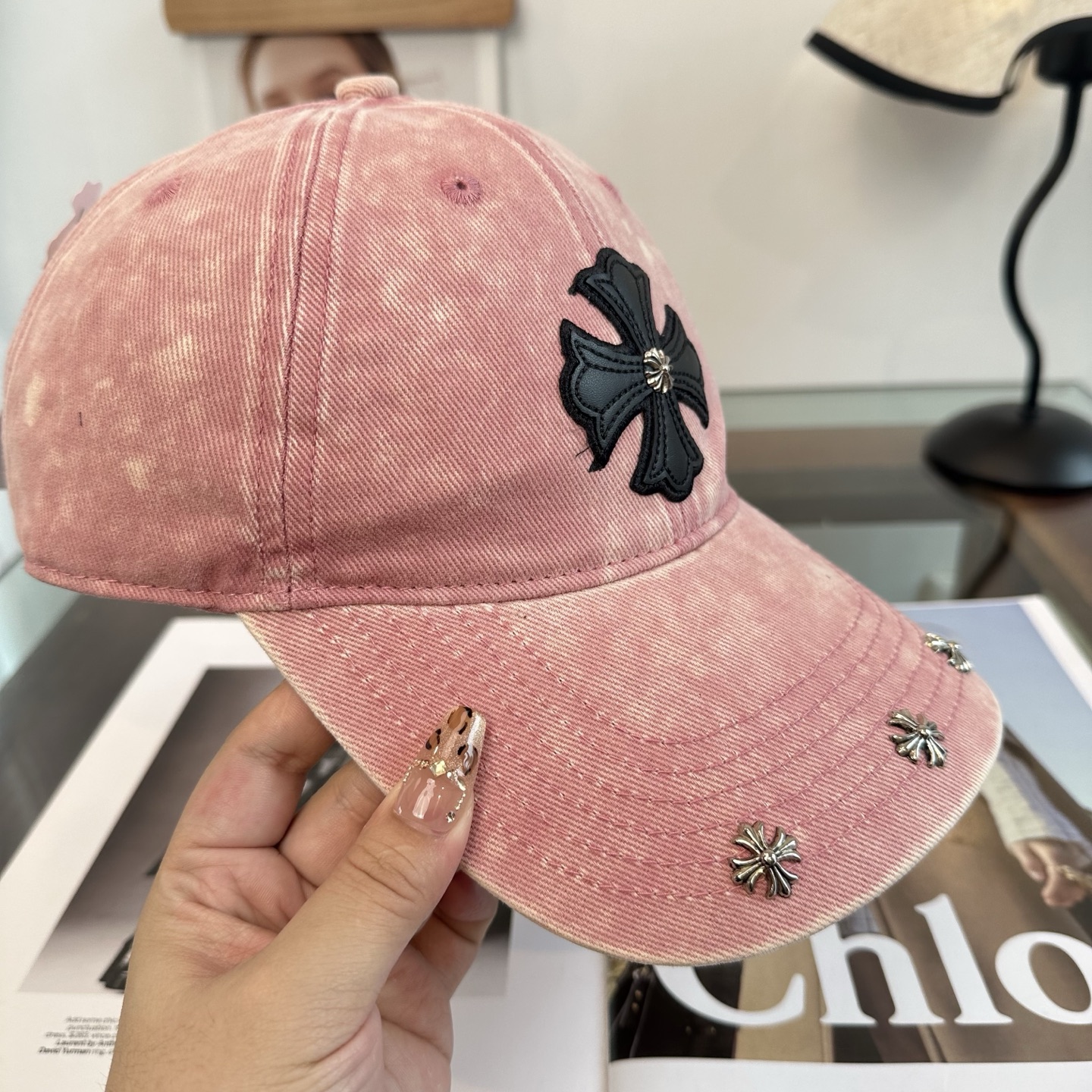Chrome hearts 克罗心 新款十字架 高品质棒球帽，高端定制版！网红时尚博主同款！墙裂推荐！质