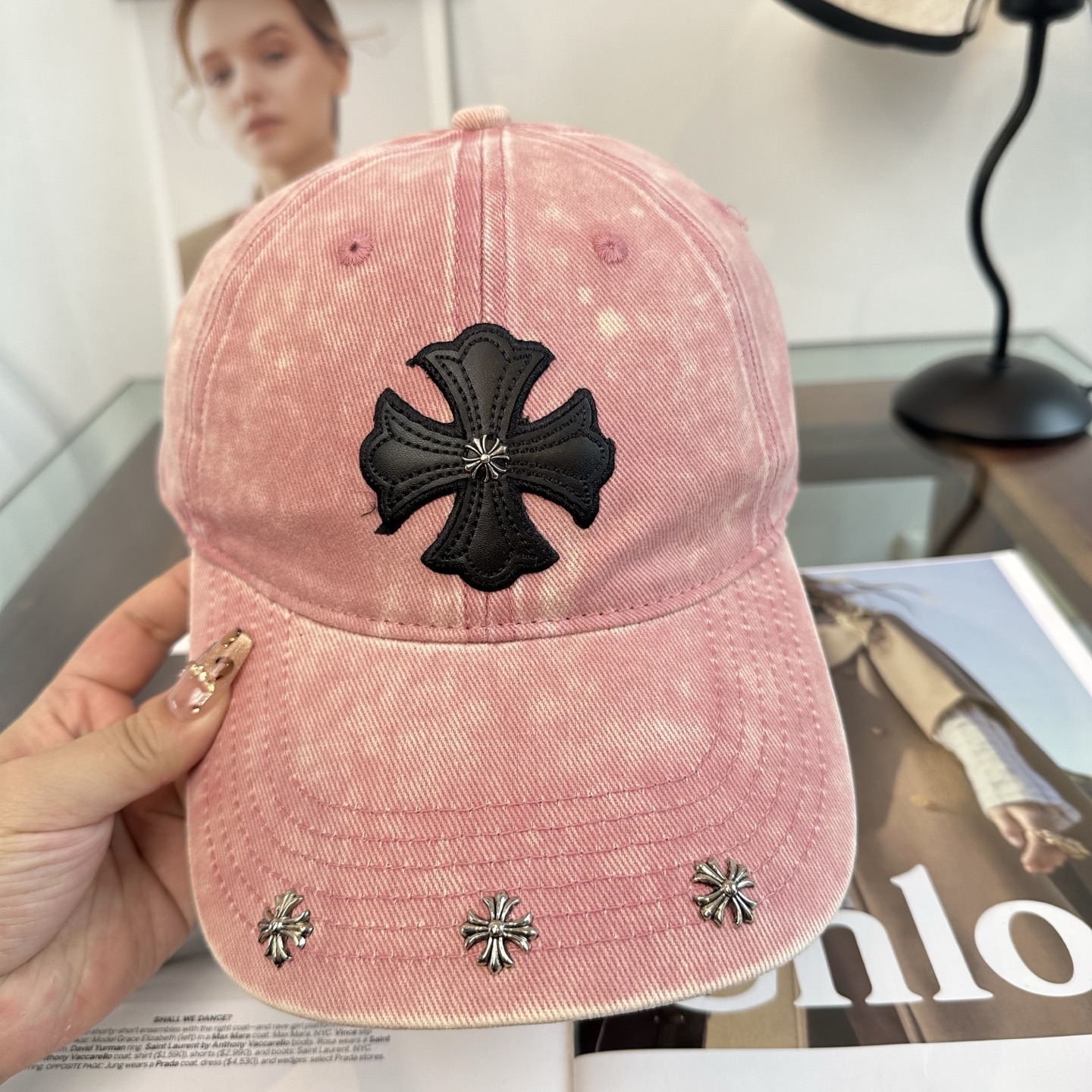 Chrome hearts 克罗心 新款十字架 高品质棒球帽，高端定制版！网红时尚博主同款！墙裂推荐！质