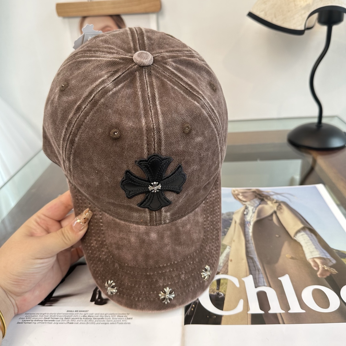 Chrome hearts 克罗心 新款十字架 高品质棒球帽，高端定制版！网红时尚博主同款！墙裂推荐！质