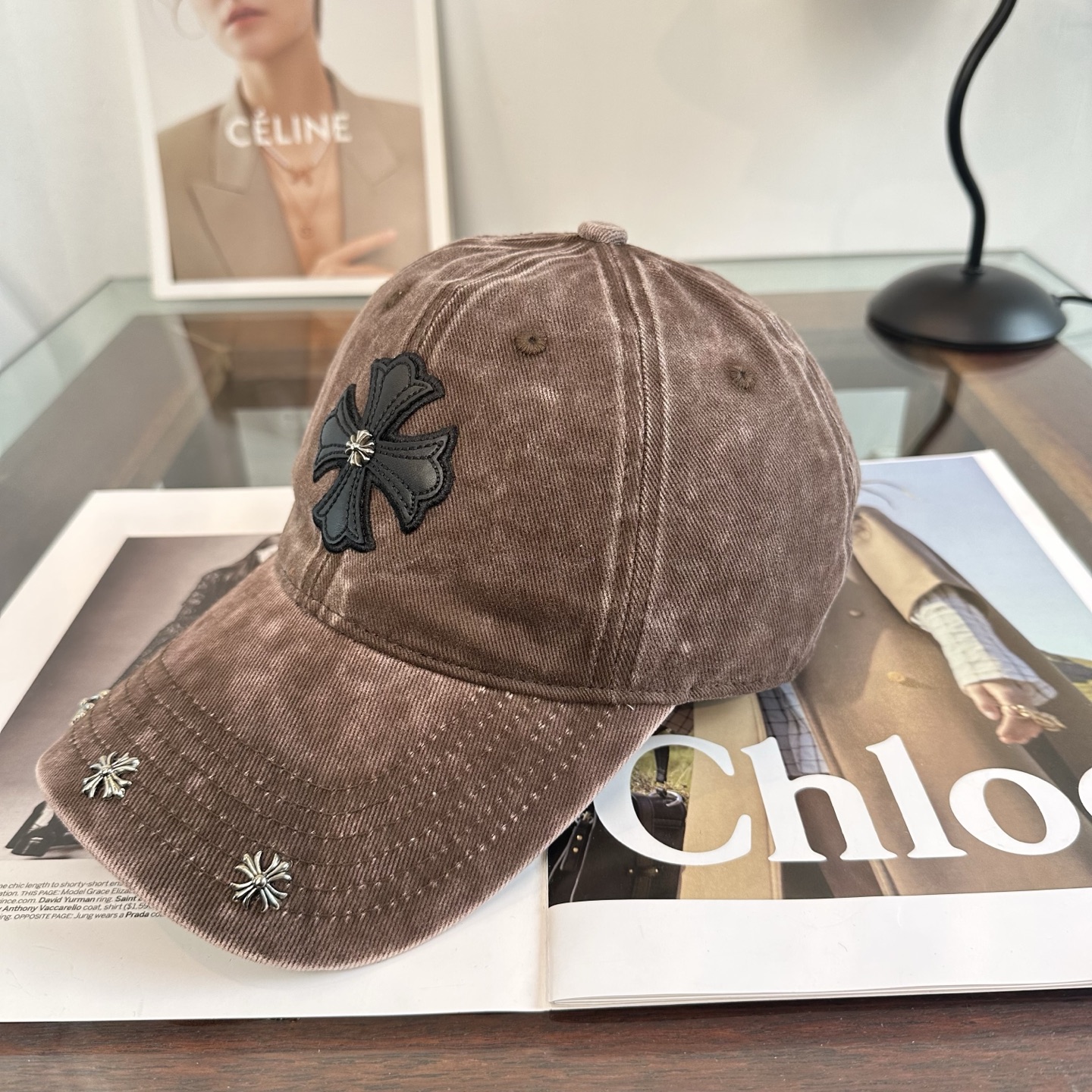 Chrome hearts 克罗心 新款十字架 高品质棒球帽，高端定制版！网红时尚博主同款！墙裂推荐！质