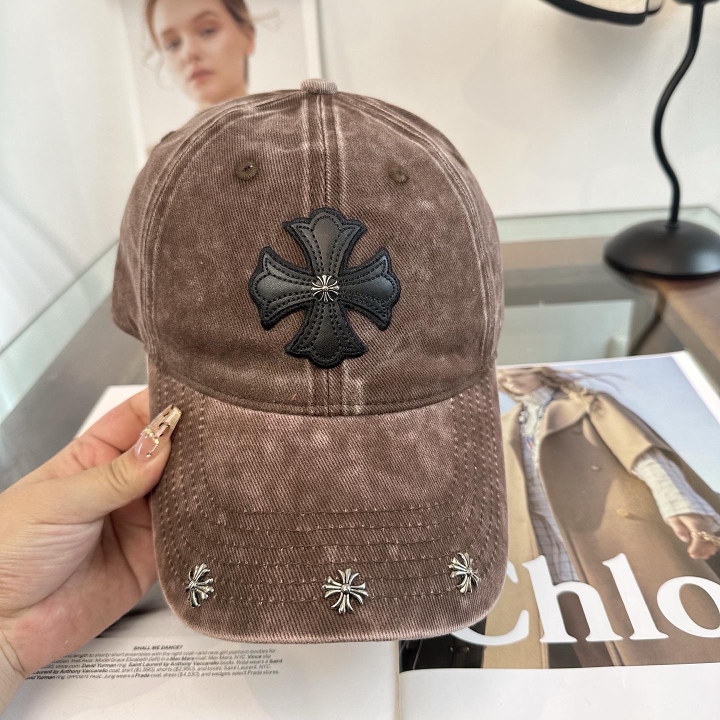 Chrome hearts 克罗心 新款十字架 高品质棒球帽，高端定制版！网红时尚博主同款！墙裂推荐！质