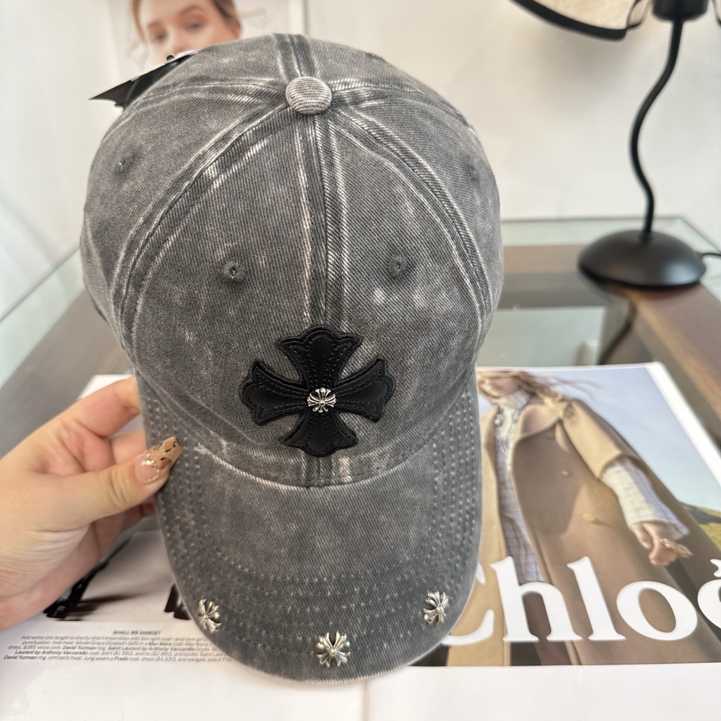 Chrome hearts 克罗心 新款十字架 高品质棒球帽，高端定制版！网红时尚博主同款！墙裂推荐！质