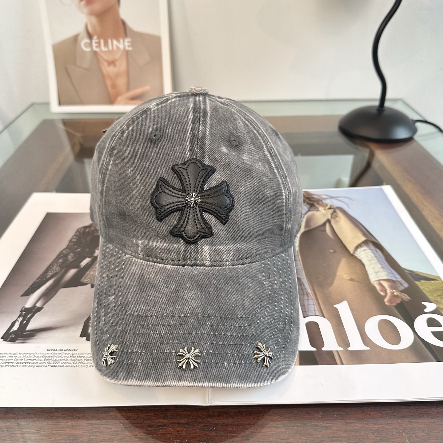 Chrome hearts 克罗心 新款十字架 高品质棒球帽，高端定制版！网红时尚博主同款！墙裂推荐！质