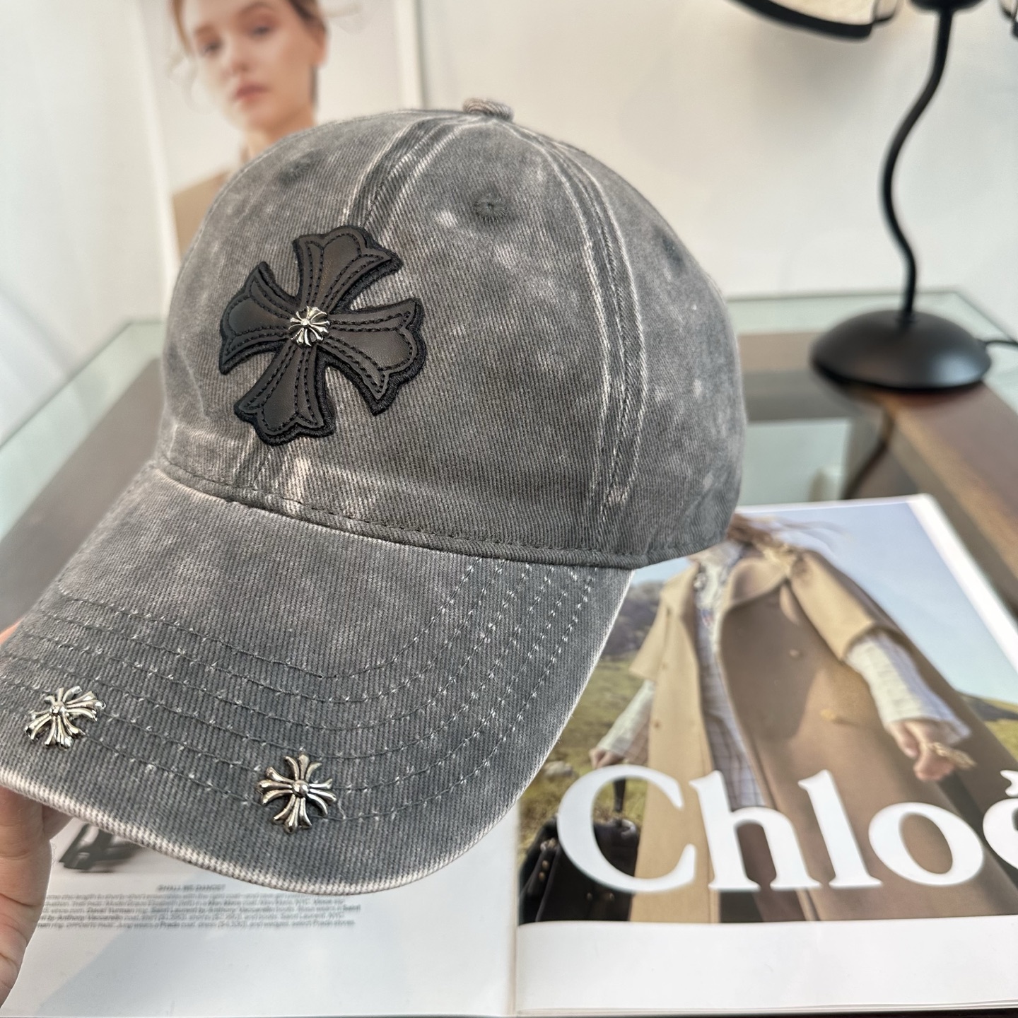 Chrome hearts 克罗心 新款十字架 高品质棒球帽，高端定制版！网红时尚博主同款！墙裂推荐！质
