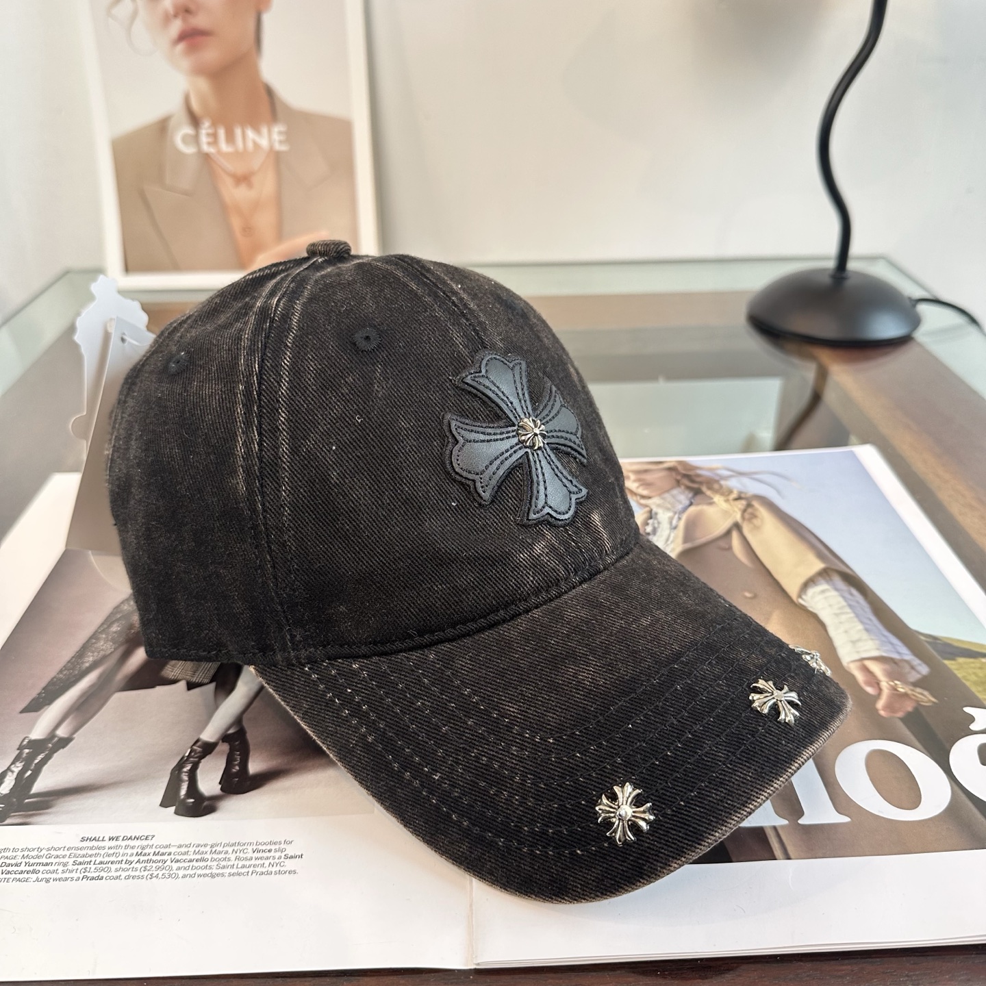 Chrome hearts 克罗心 新款十字架 高品质棒球帽，高端定制版！网红时尚博主同款！墙裂推荐！质
