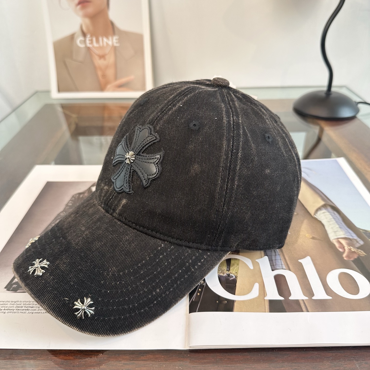 Chrome hearts 克罗心 新款十字架 高品质棒球帽，高端定制版！网红时尚博主同款！墙裂推荐！质