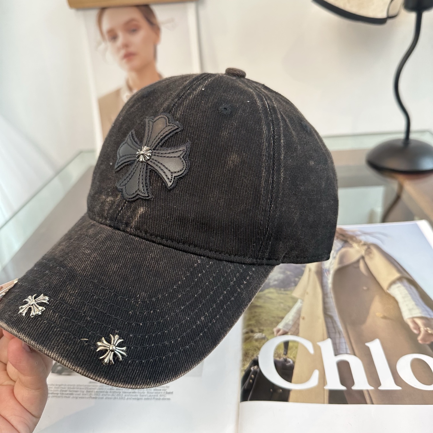 Chrome hearts 克罗心 新款十字架 高品质棒球帽，高端定制版！网红时尚博主同款！墙裂推荐！质