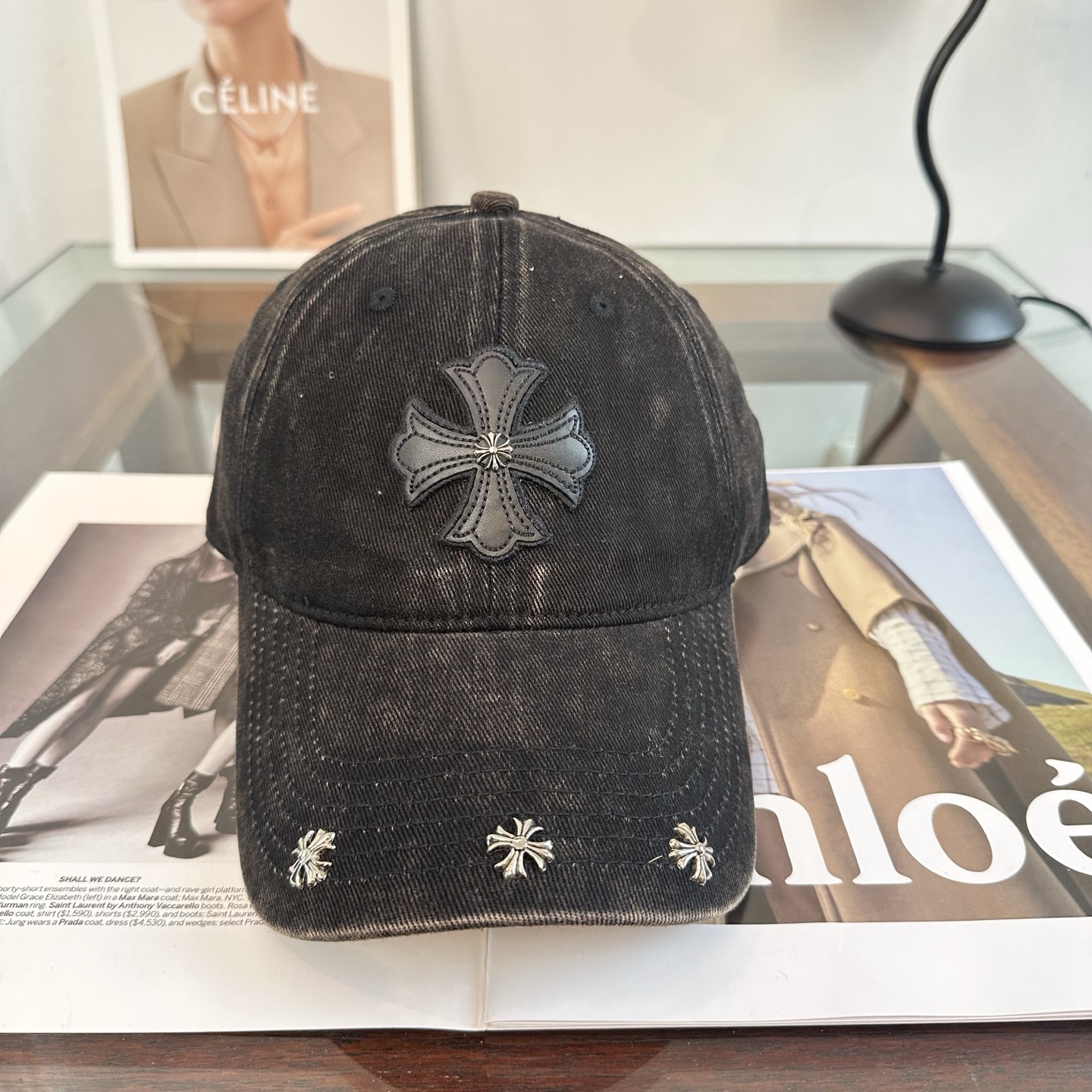 Chrome hearts 克罗心 新款十字架 高品质棒球帽，高端定制版！网红时尚博主同款！墙裂推荐！质