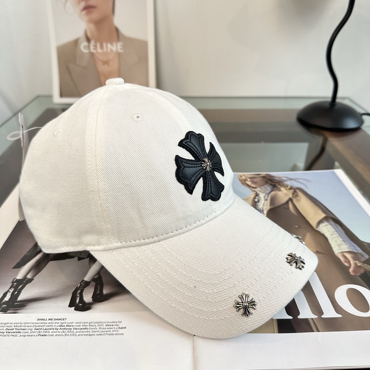 Chrome hearts 克罗心 新款十字架 高品质棒球帽，高端定制版！网红时尚博主同款！墙裂推荐！质