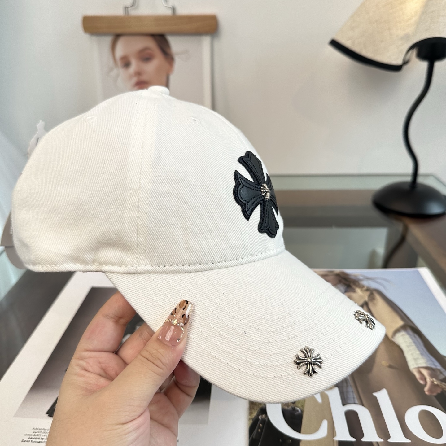 Chrome hearts 克罗心 新款十字架 高品质棒球帽，高端定制版！网红时尚博主同款！墙裂推荐！质