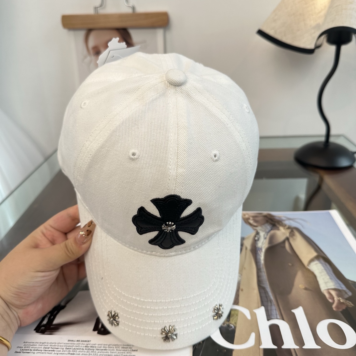 Chrome hearts 克罗心 新款十字架 高品质棒球帽，高端定制版！网红时尚博主同款！墙裂推荐！质