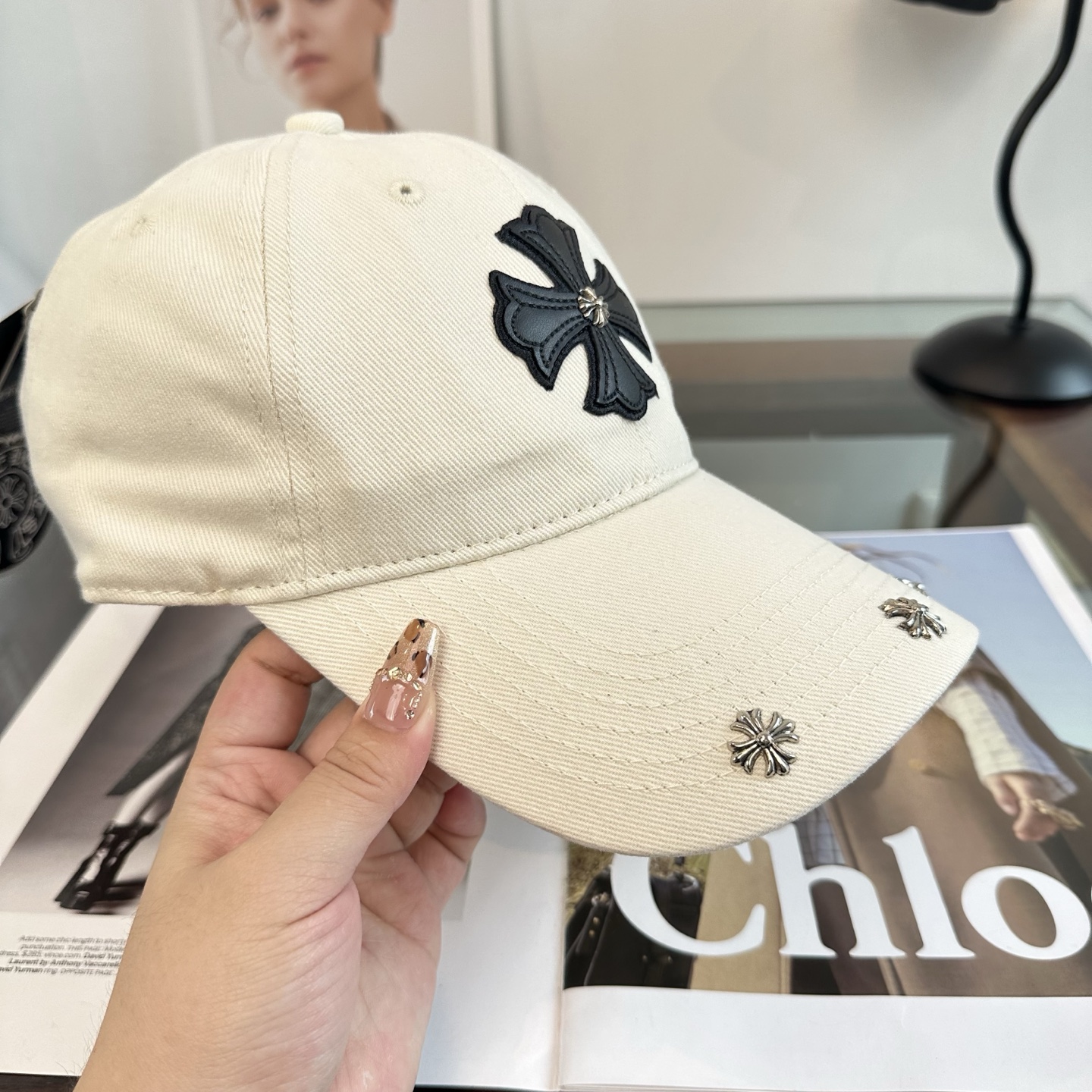 Chrome hearts 克罗心 新款十字架 高品质棒球帽，高端定制版！网红时尚博主同款！墙裂推荐！质