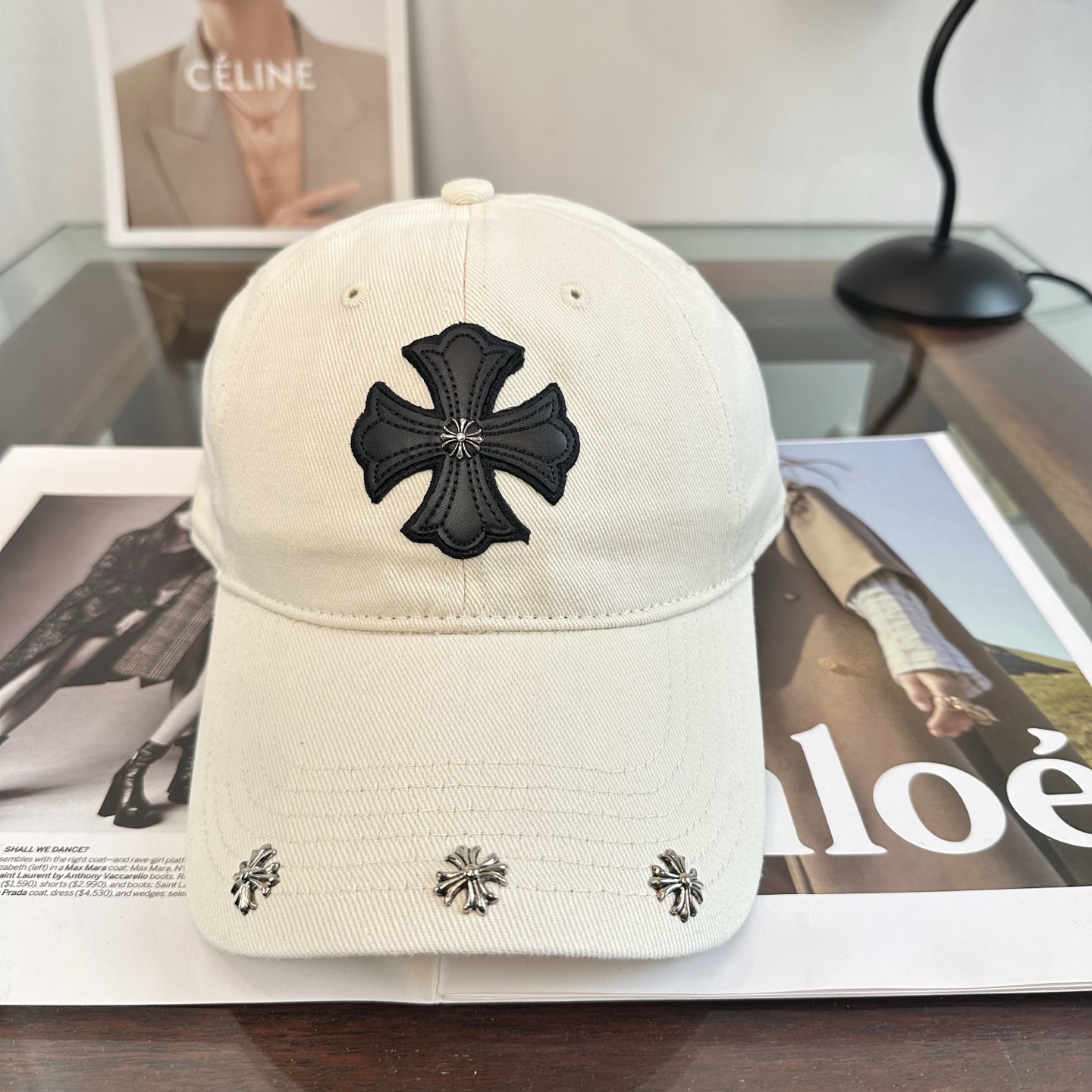 Chrome hearts 克罗心 新款十字架 高品质棒球帽，高端定制版！网红时尚博主同款！墙裂推荐！质