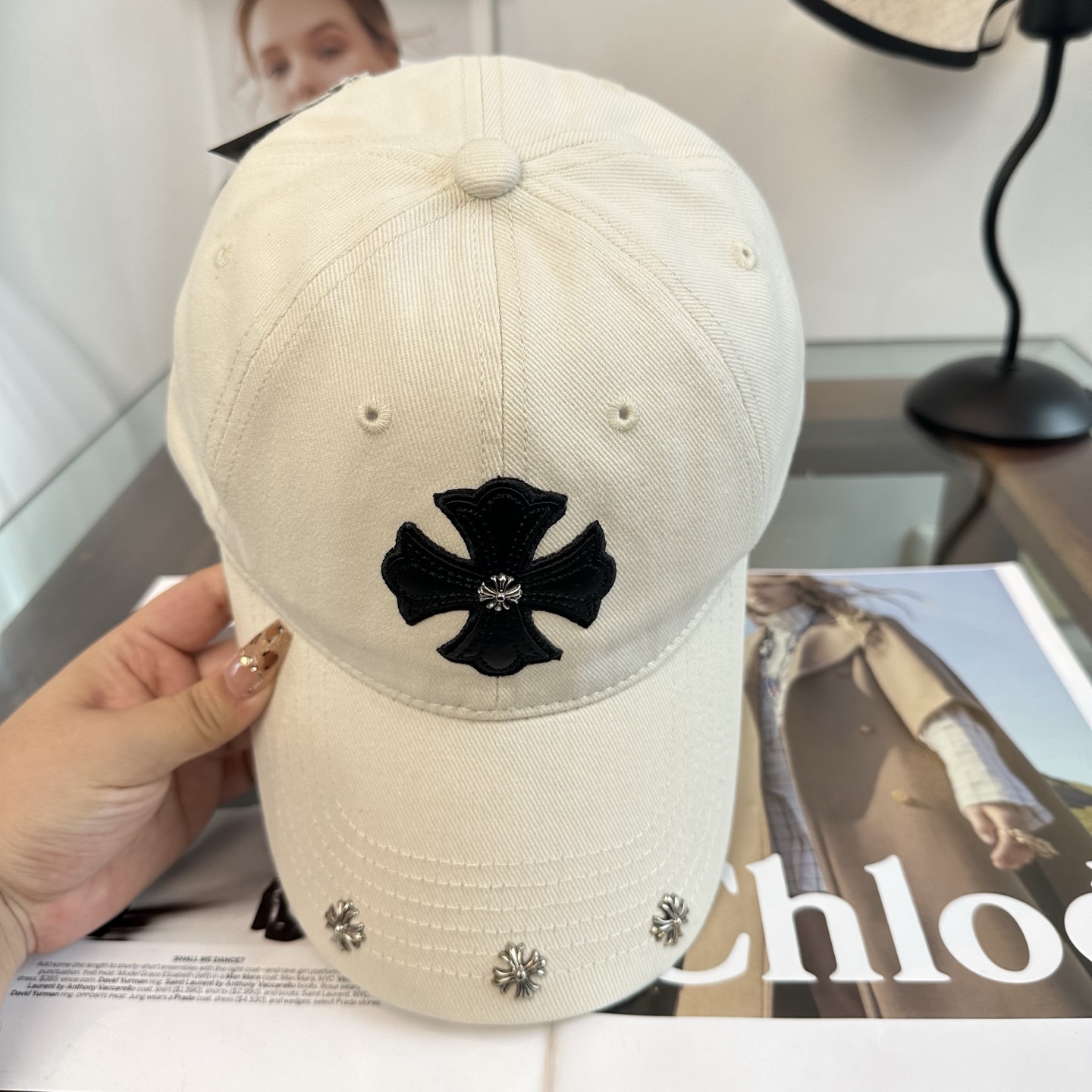 Chrome hearts 克罗心 新款十字架 高品质棒球帽，高端定制版！网红时尚博主同款！墙裂推荐！质