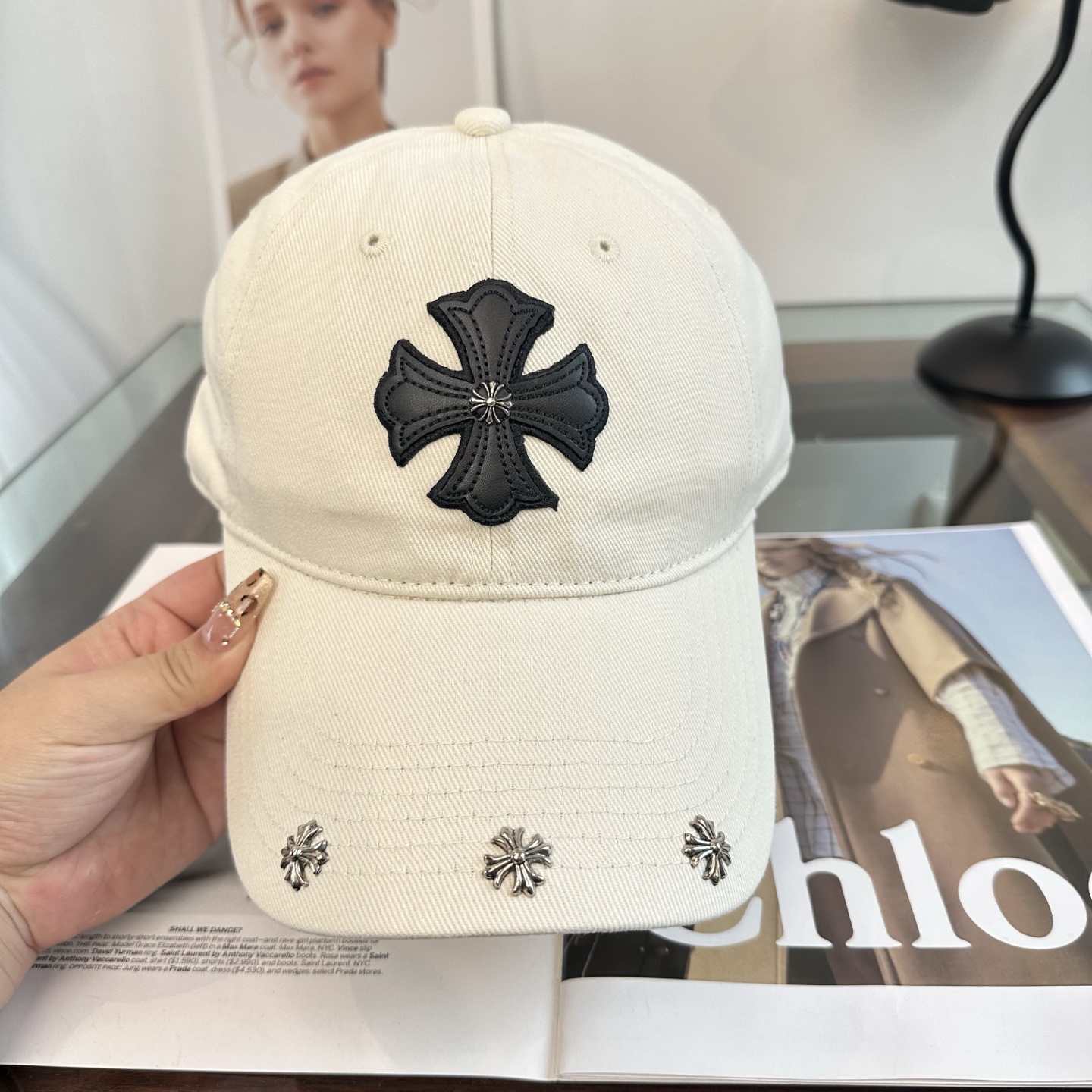 Chrome hearts 克罗心 新款十字架 高品质棒球帽，高端定制版！网红时尚博主同款！墙裂推荐！质