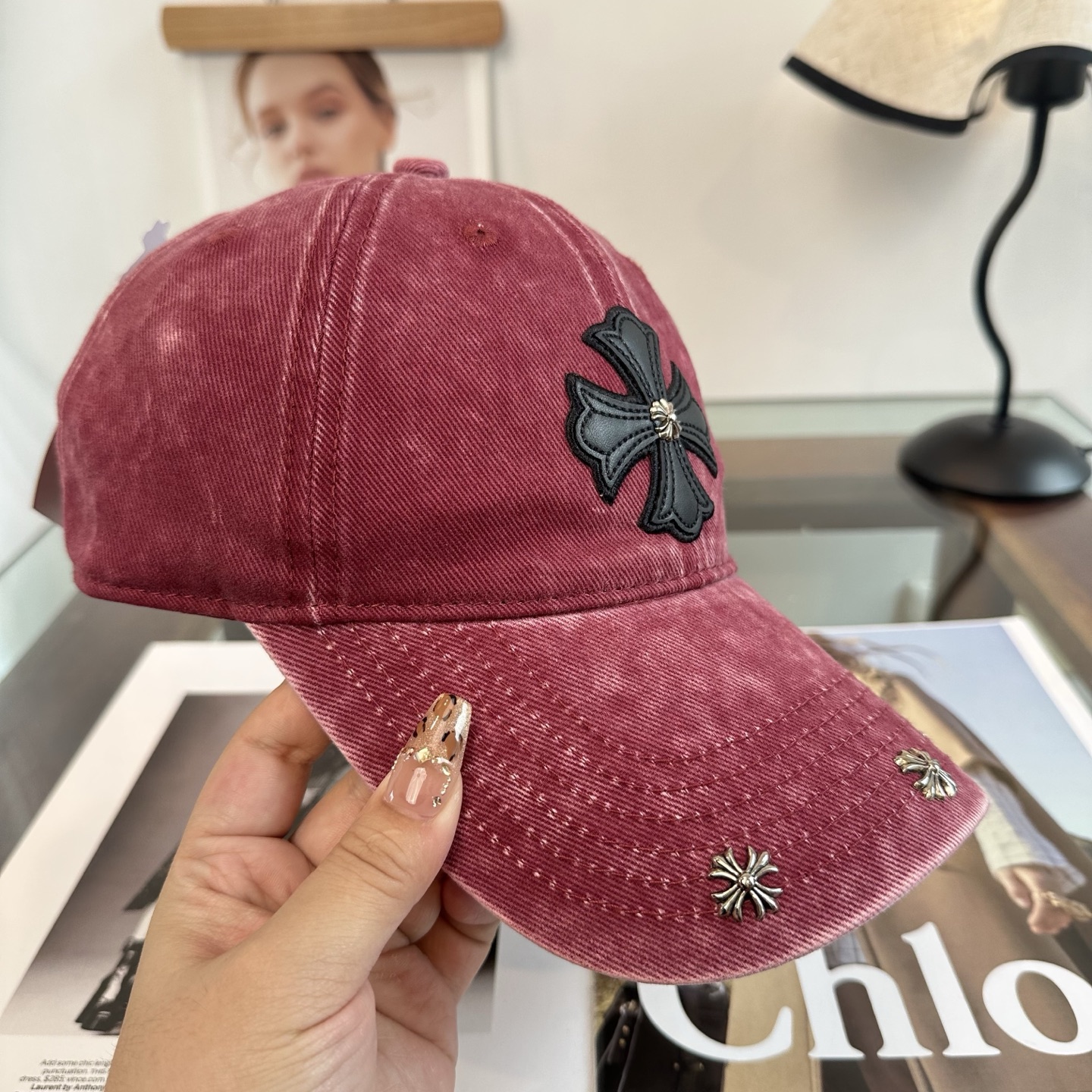 Chrome hearts 克罗心 新款十字架 高品质棒球帽，高端定制版！网红时尚博主同款！墙裂推荐！质