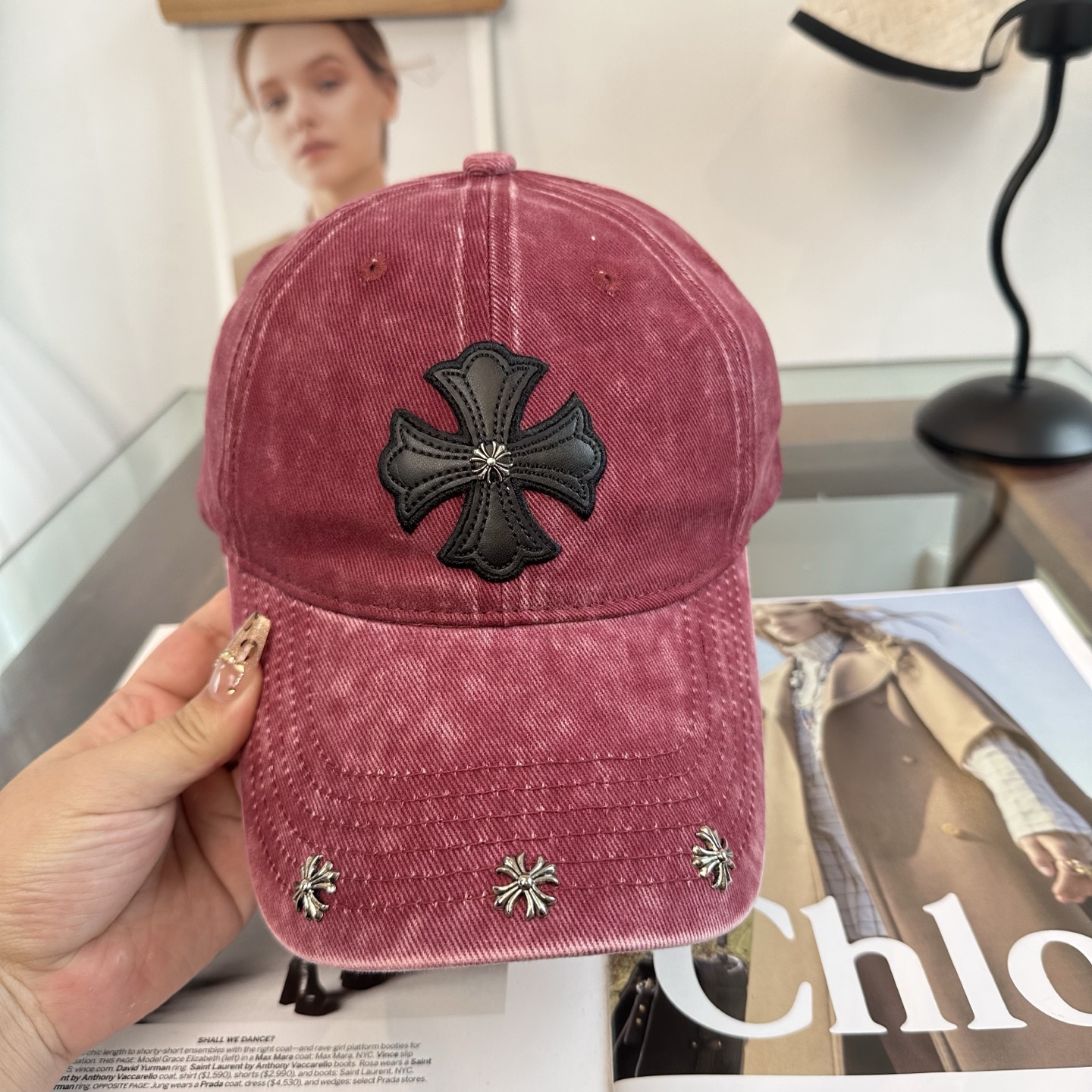 Chrome hearts 克罗心 新款十字架 高品质棒球帽，高端定制版！网红时尚博主同款！墙裂推荐！质