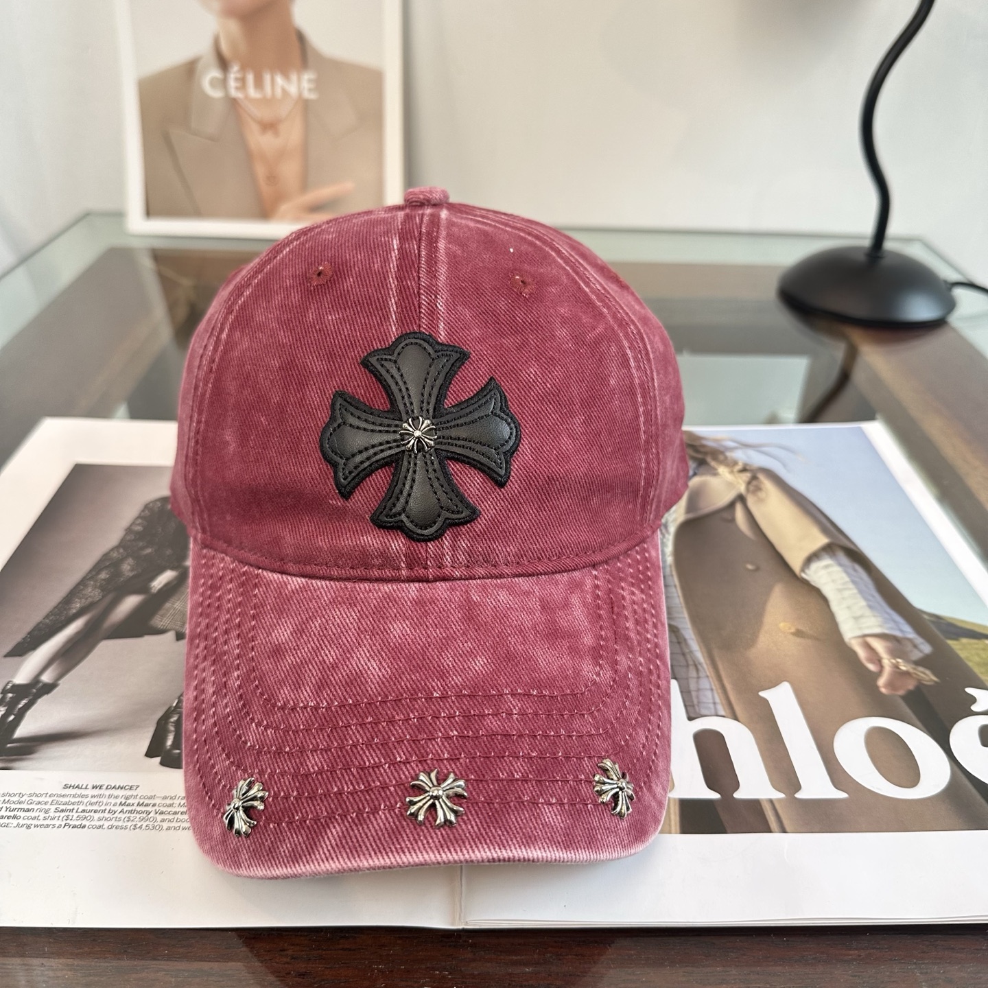 Chrome hearts 克罗心 新款十字架 高品质棒球帽，高端定制版！网红时尚博主同款！墙裂推荐！质