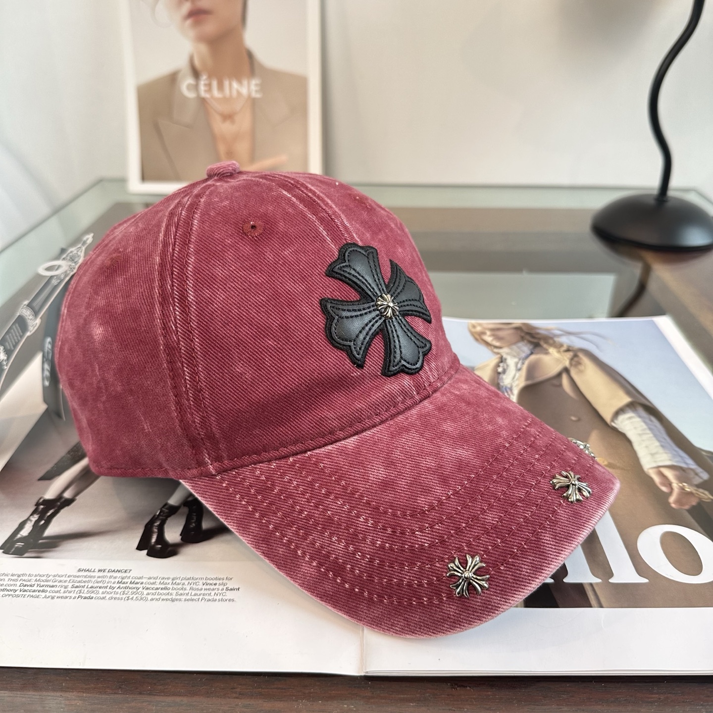 Chrome hearts 克罗心 新款十字架 高品质棒球帽，高端定制版！网红时尚博主同款！墙裂推荐！质