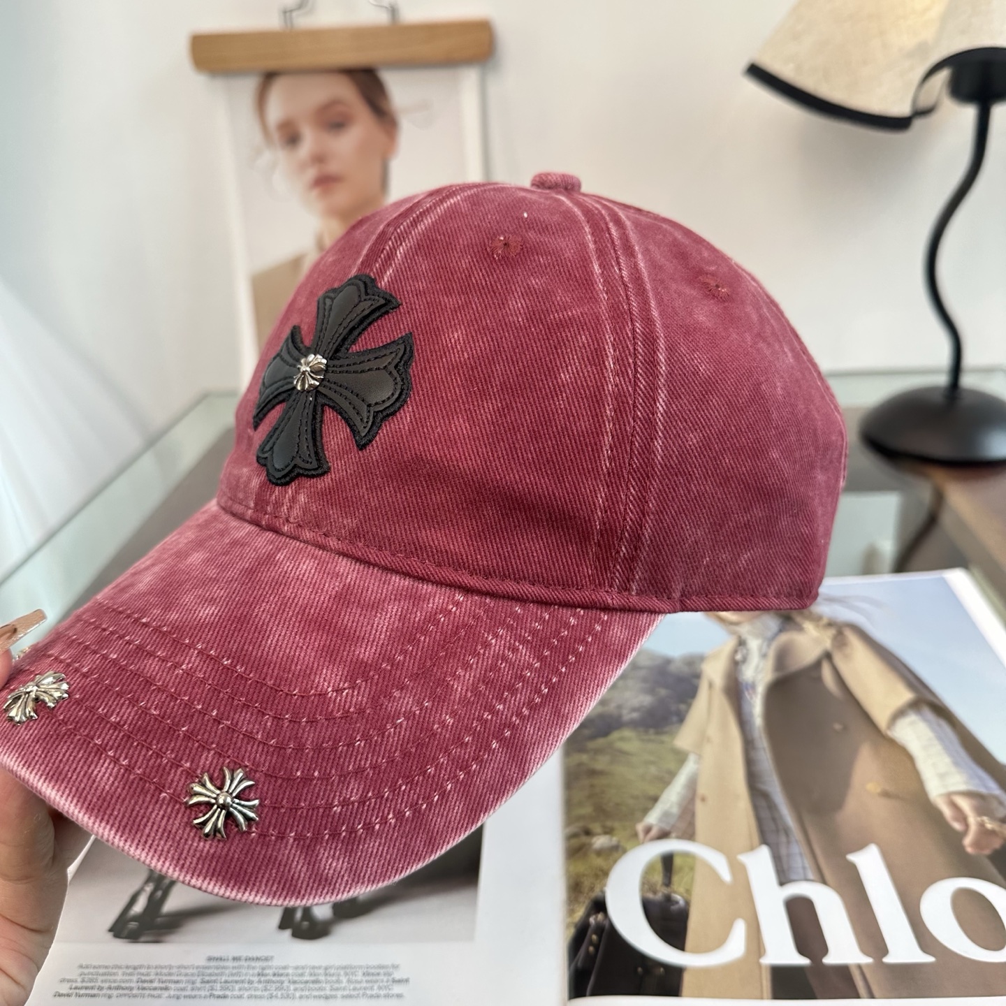 Chrome hearts 克罗心 新款十字架 高品质棒球帽，高端定制版！网红时尚博主同款！墙裂推荐！质