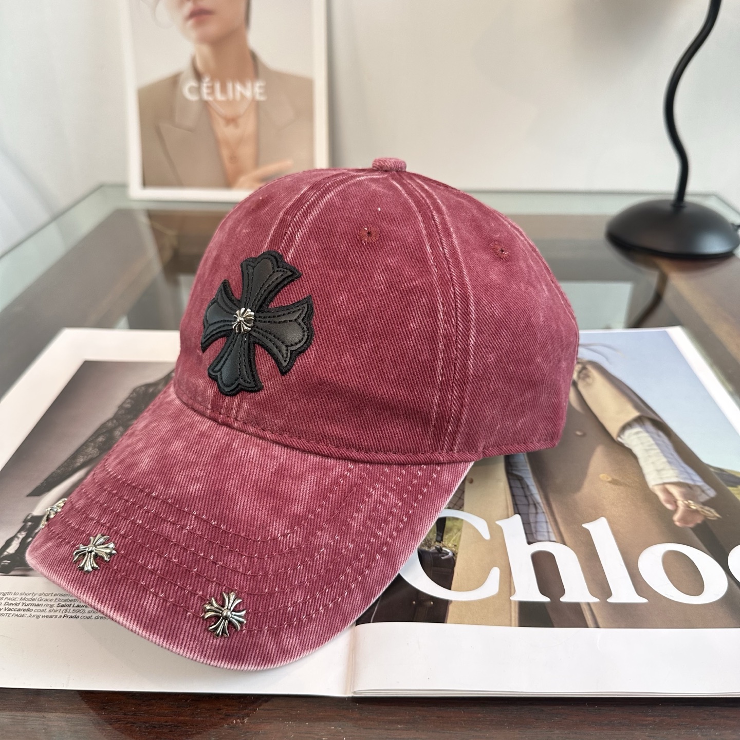Chrome hearts 克罗心 新款十字架 高品质棒球帽，高端定制版！网红时尚博主同款！墙裂推荐！质