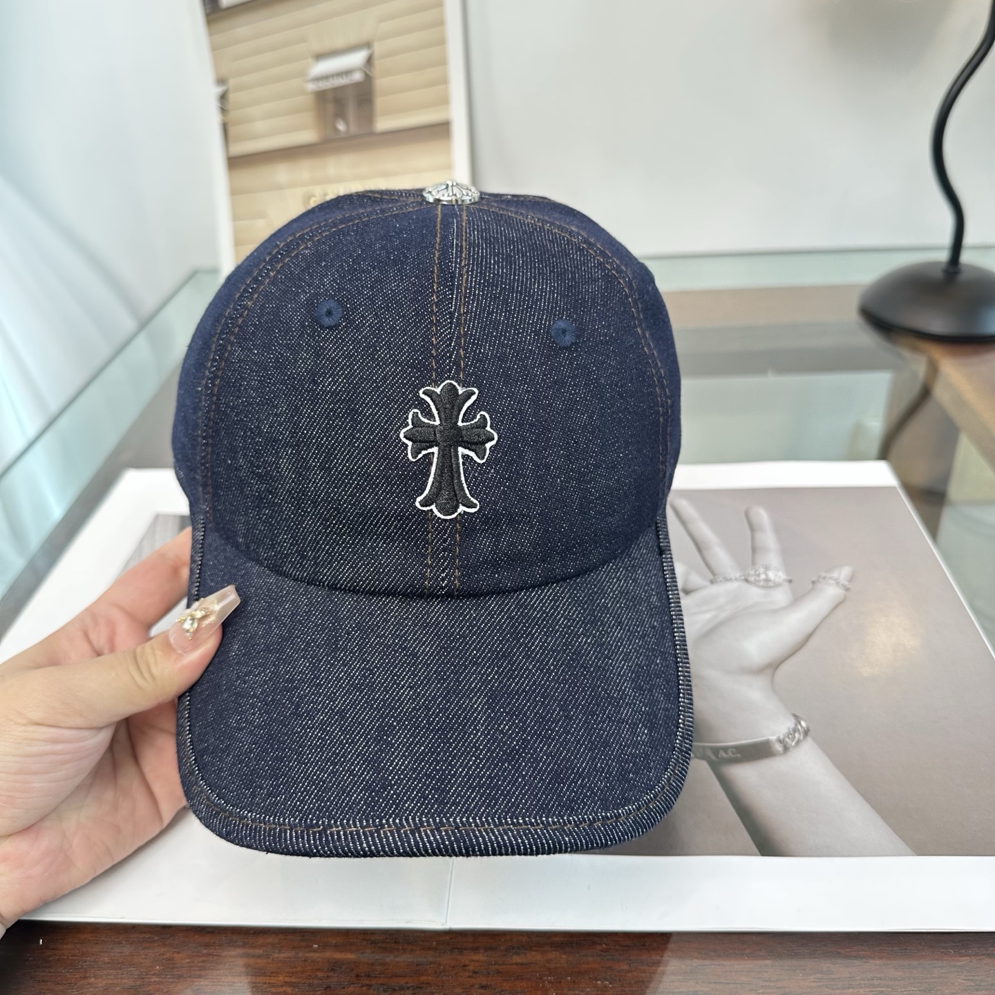 Chrome hearts 克罗心 新款十字架 高品质棒球帽，高端定制版！网红时尚博主同款！墙裂推荐！质
