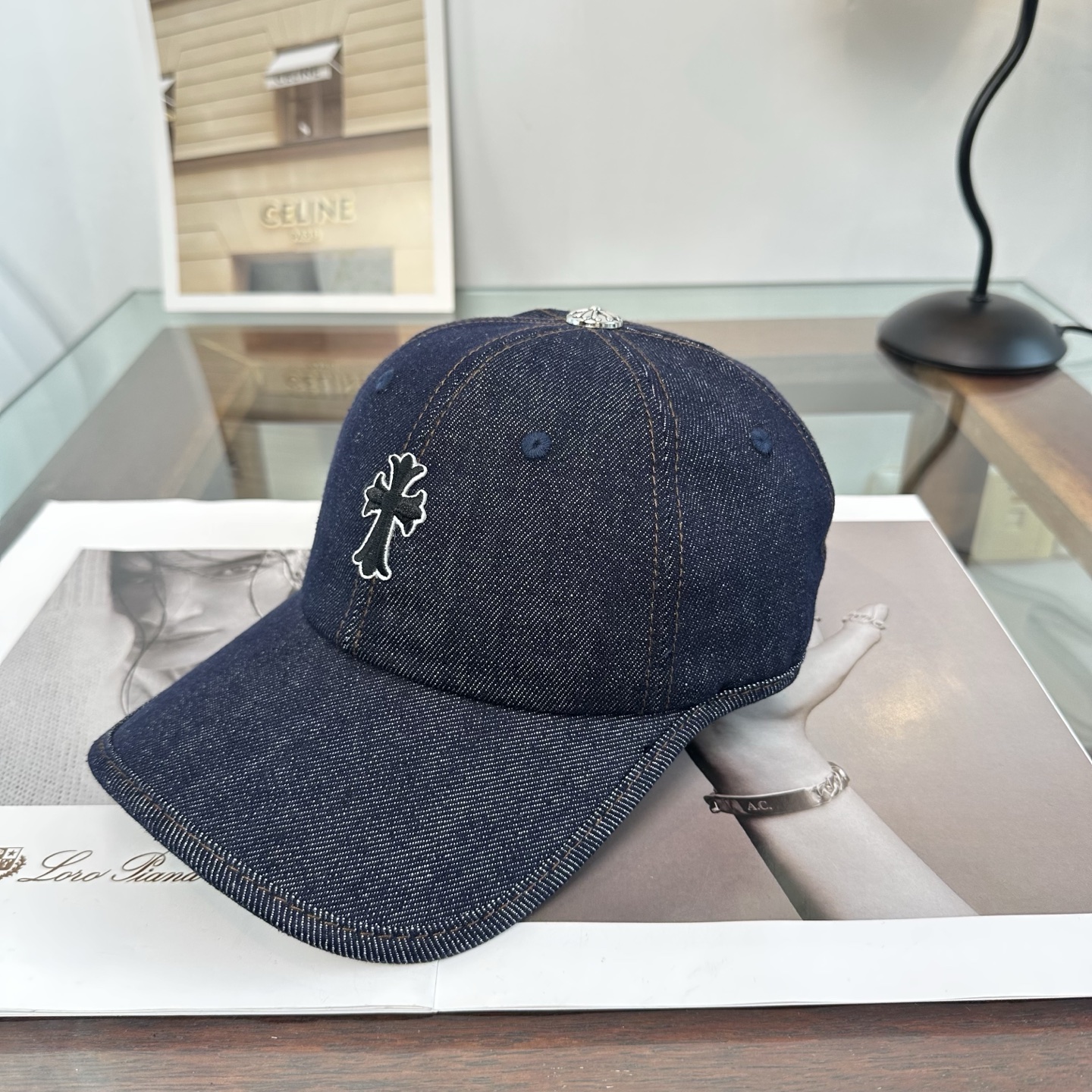 Chrome hearts 克罗心 新款十字架 高品质棒球帽，高端定制版！网红时尚博主同款！墙裂推荐！质