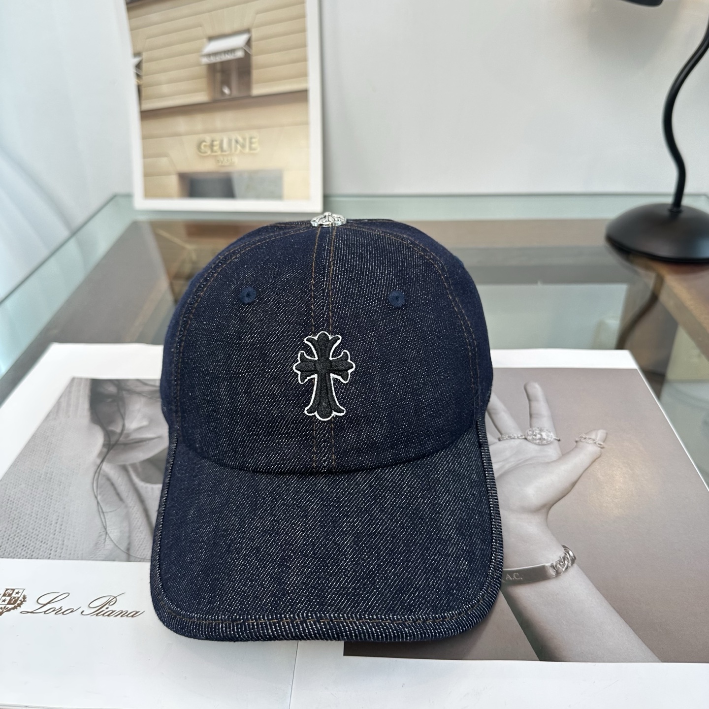 Chrome hearts 克罗心 新款十字架 高品质棒球帽，高端定制版！网红时尚博主同款！墙裂推荐！质