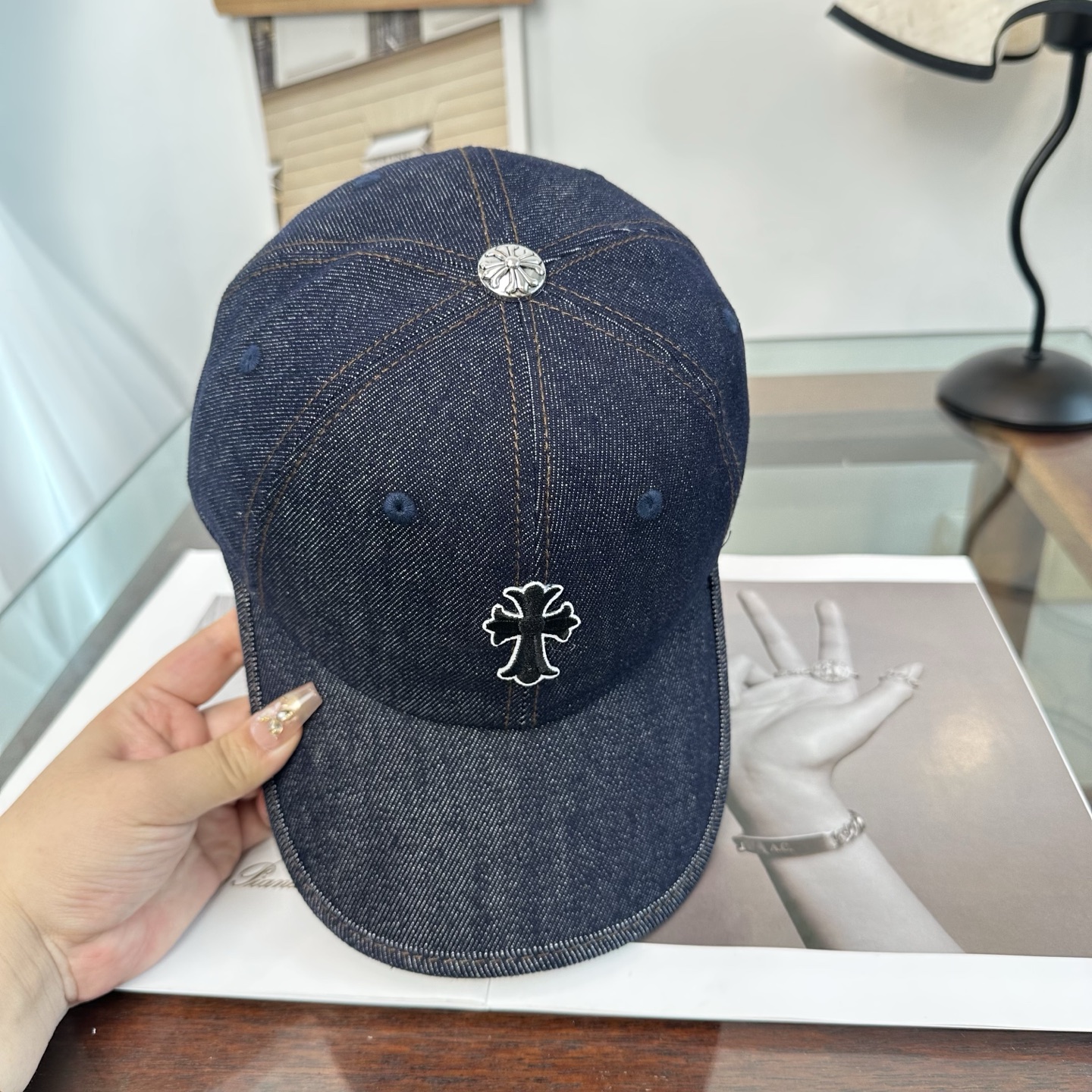 Chrome hearts 克罗心 新款十字架 高品质棒球帽，高端定制版！网红时尚博主同款！墙裂推荐！质
