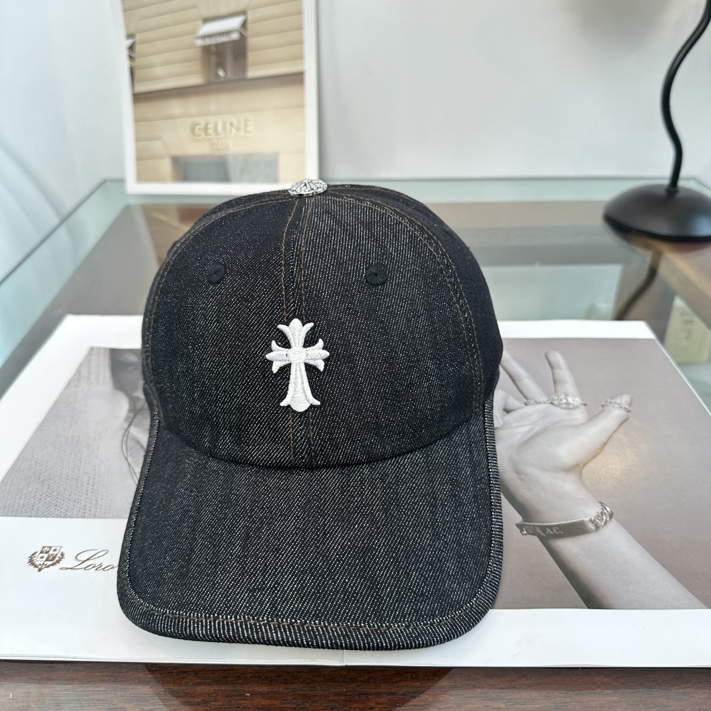Chrome hearts 克罗心 新款十字架 高品质棒球帽，高端定制版！网红时尚博主同款！墙裂推荐！质