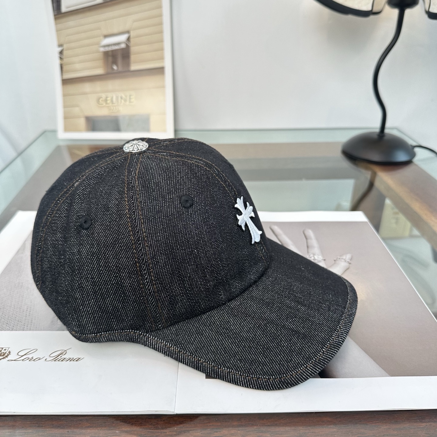 Chrome hearts 克罗心 新款十字架 高品质棒球帽，高端定制版！网红时尚博主同款！墙裂推荐！质